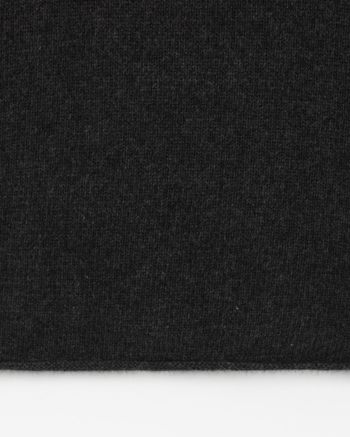 디앤드퀘스천(THEENDQUESTION) Raccoon collar knit top / DARK GRAY