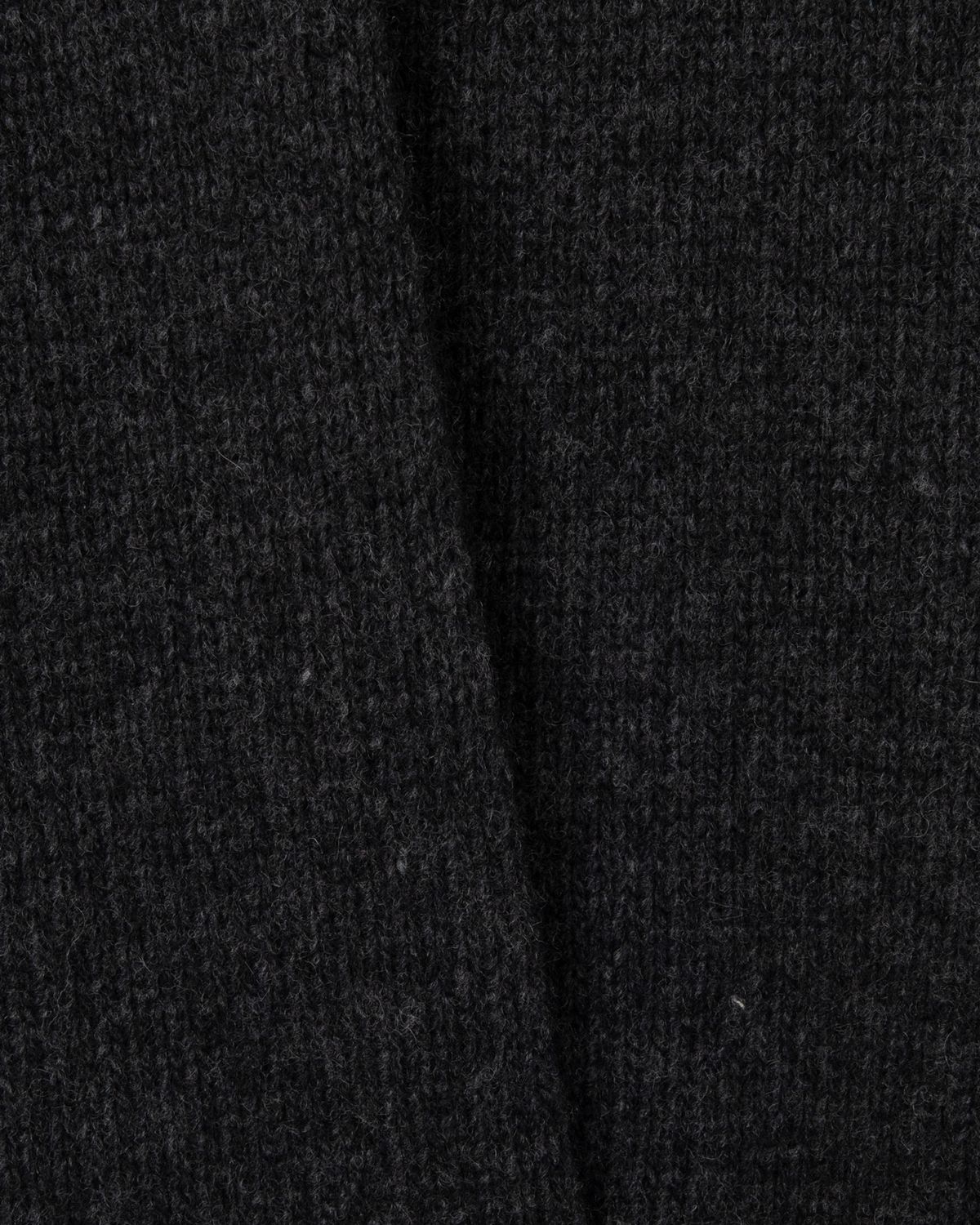 디앤드퀘스천(THEENDQUESTION) Raccoon collar knit top / DARK GRAY