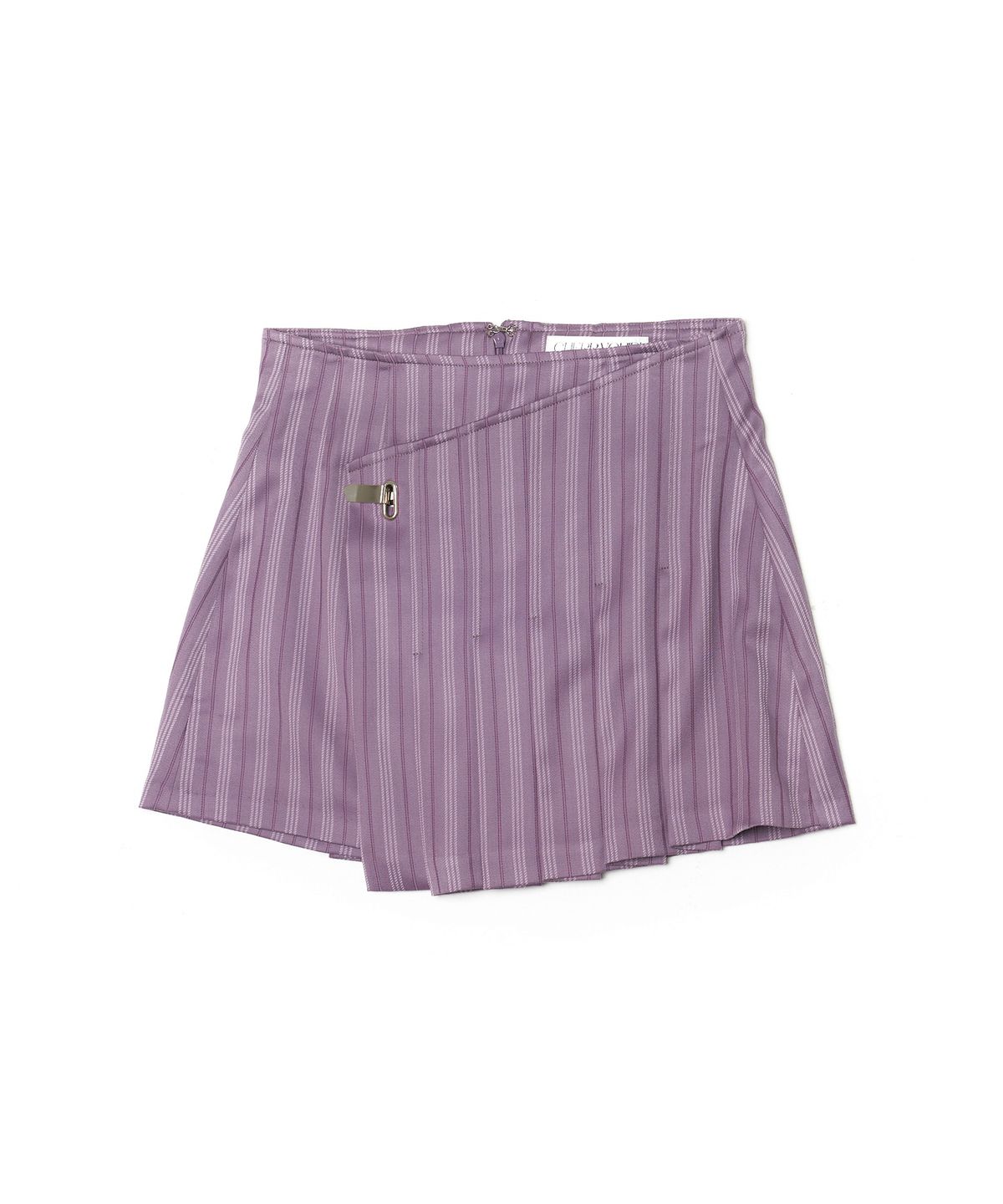 체리퀴리(CHERRYQUIRI) Pleats wrap sk - purple stripe
