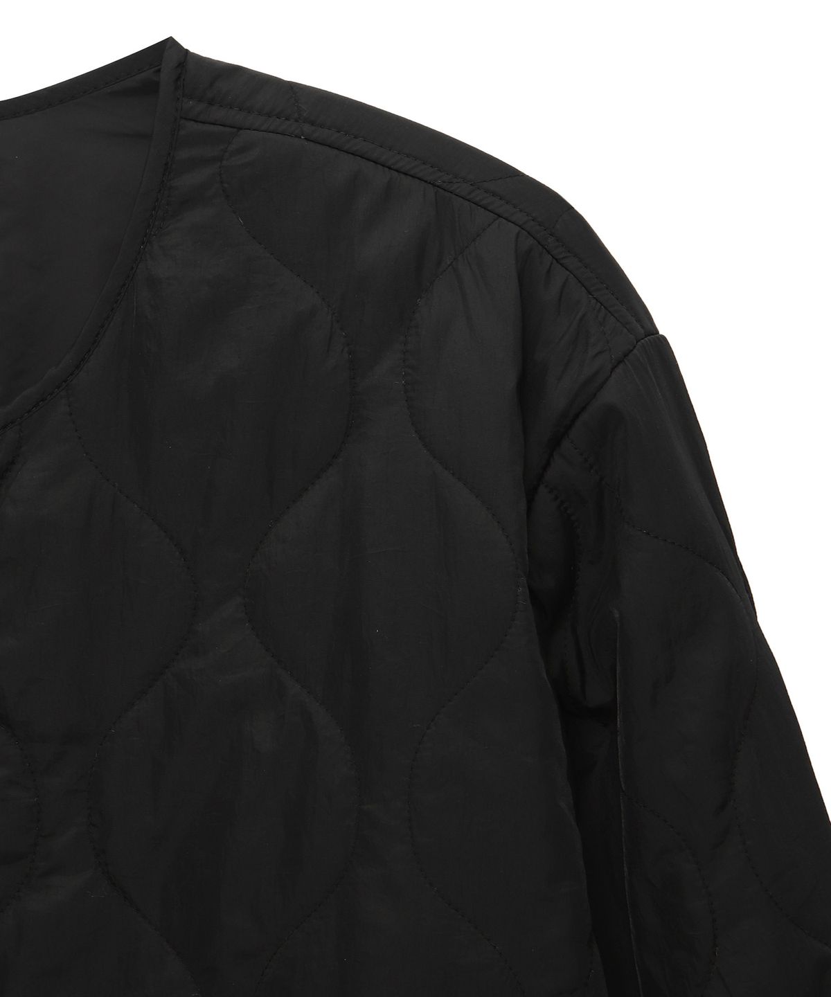 슈퍼드라이(SUPERDRY) 퀼티드 패딩 자켓 블랙