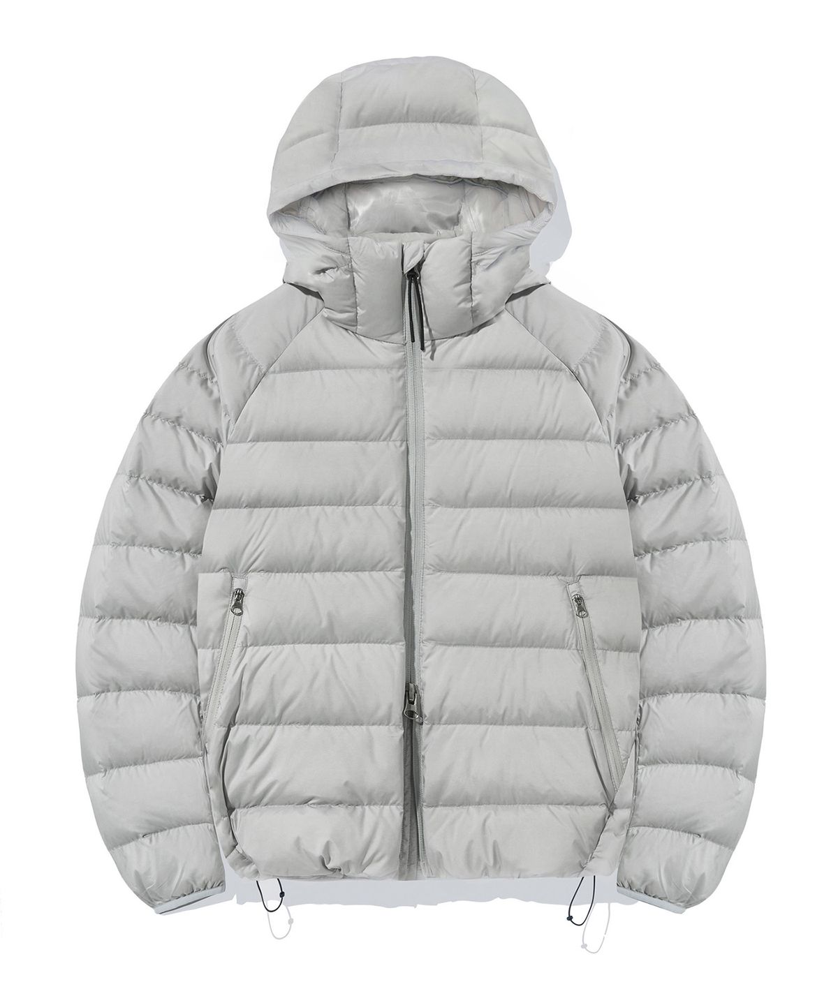 커스텀어클락(COSTUME O’CLOCK) [덕다운ver.] 라이트웨이트 후드 덕다운 패딩 자켓 글로시블랙 COOSJP051GLOSSYBK