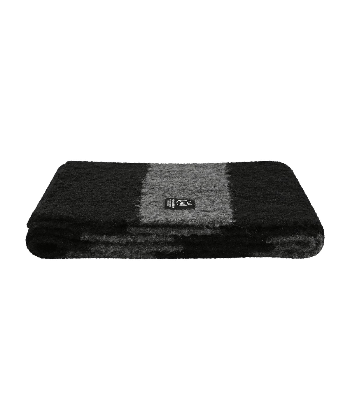 엘엠알(LMR) 블록 스트라이프 니트 머플러 BLACK  GREY