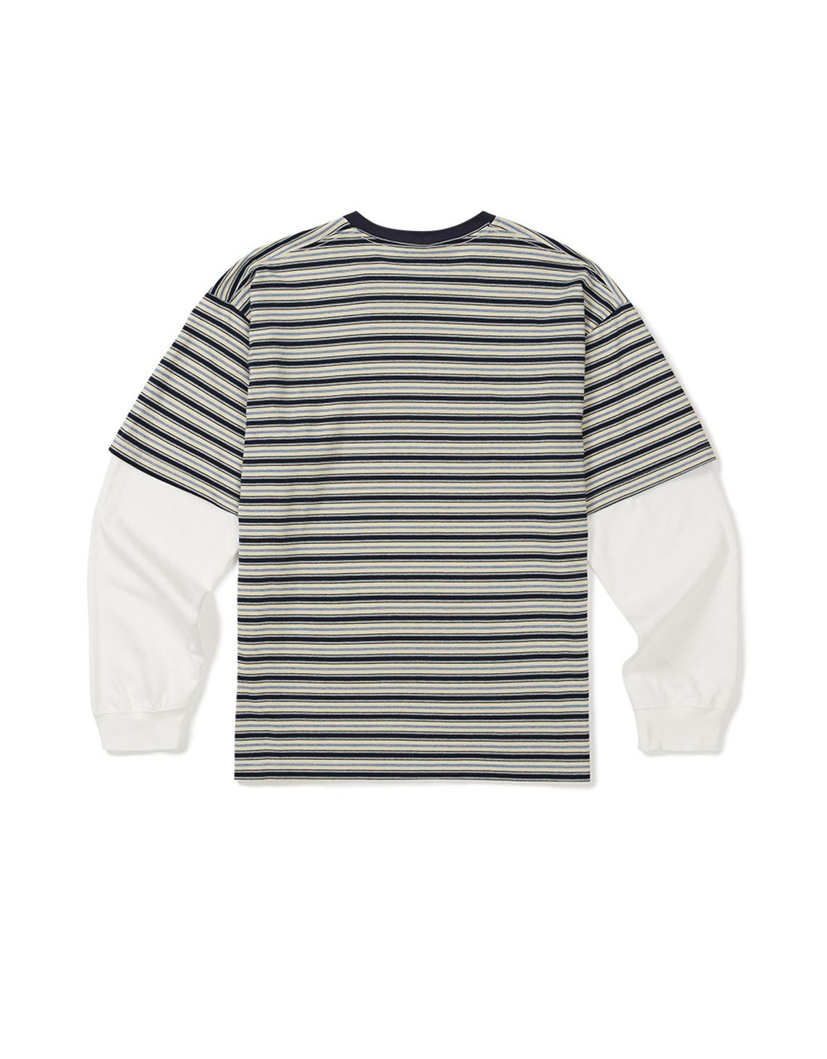 엠엠엘지(MMLG) MULTI STRIPE LAYERED LVS-T (NAVY STRIPE)