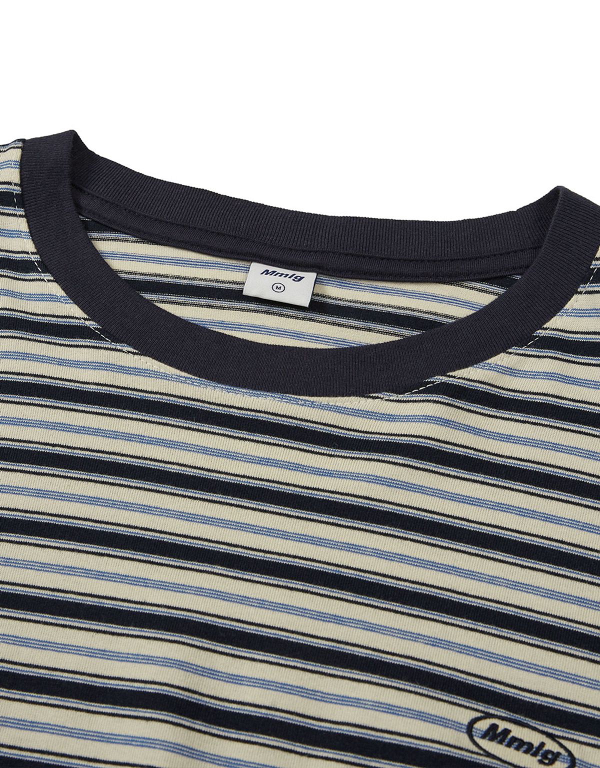 엠엠엘지(MMLG) MULTI STRIPE LAYERED LVS-T (NAVY STRIPE)