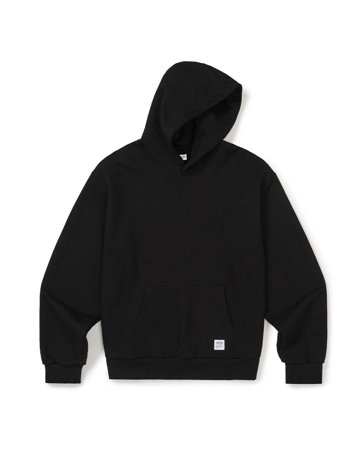 엠엠엘지(MMLG) [Mmlg] ESSENTIAL CIRCLE HOODIE (EVERY BLACK)