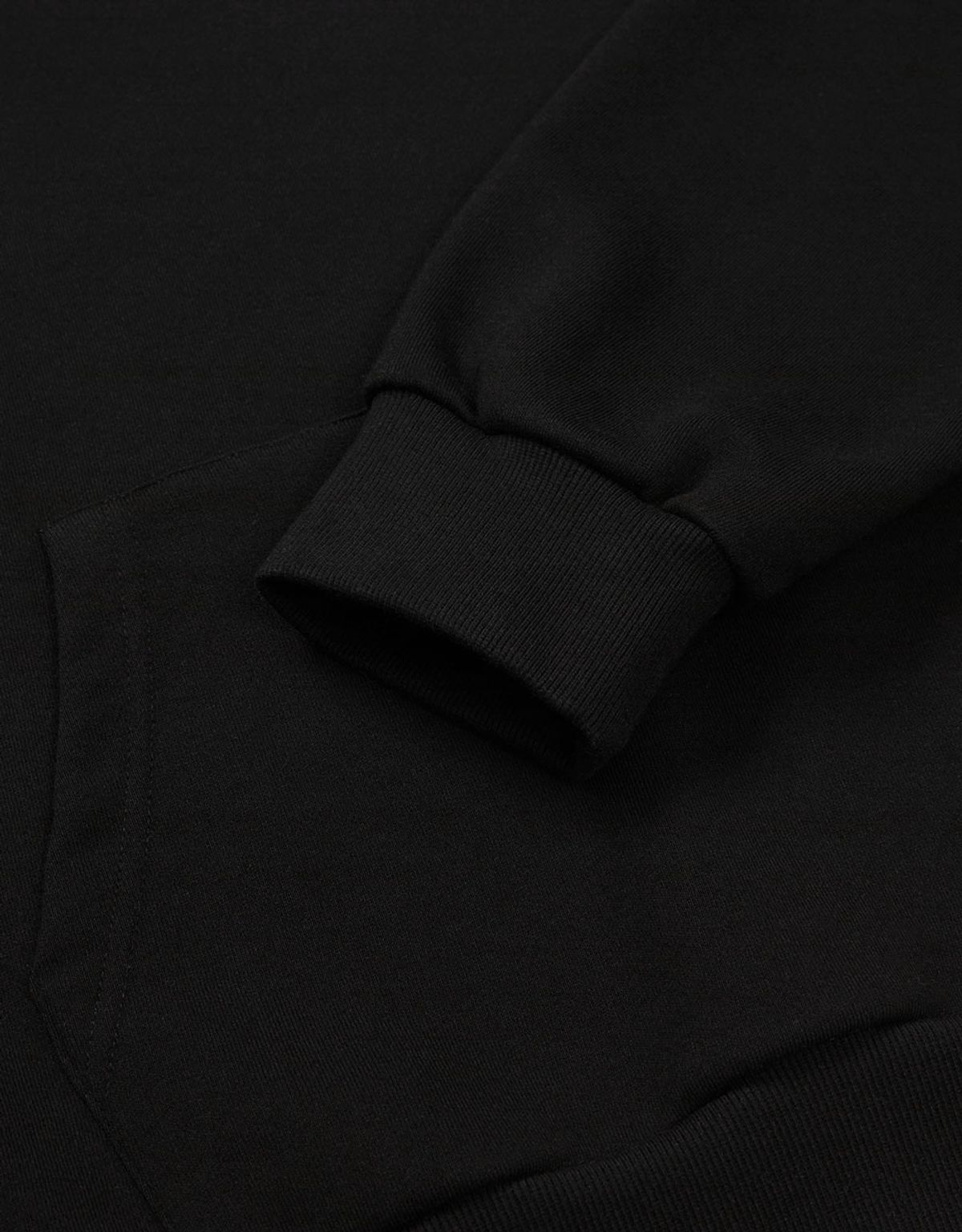 엠엠엘지(MMLG) [Mmlg] ESSENTIAL CIRCLE HOODIE (EVERY BLACK)