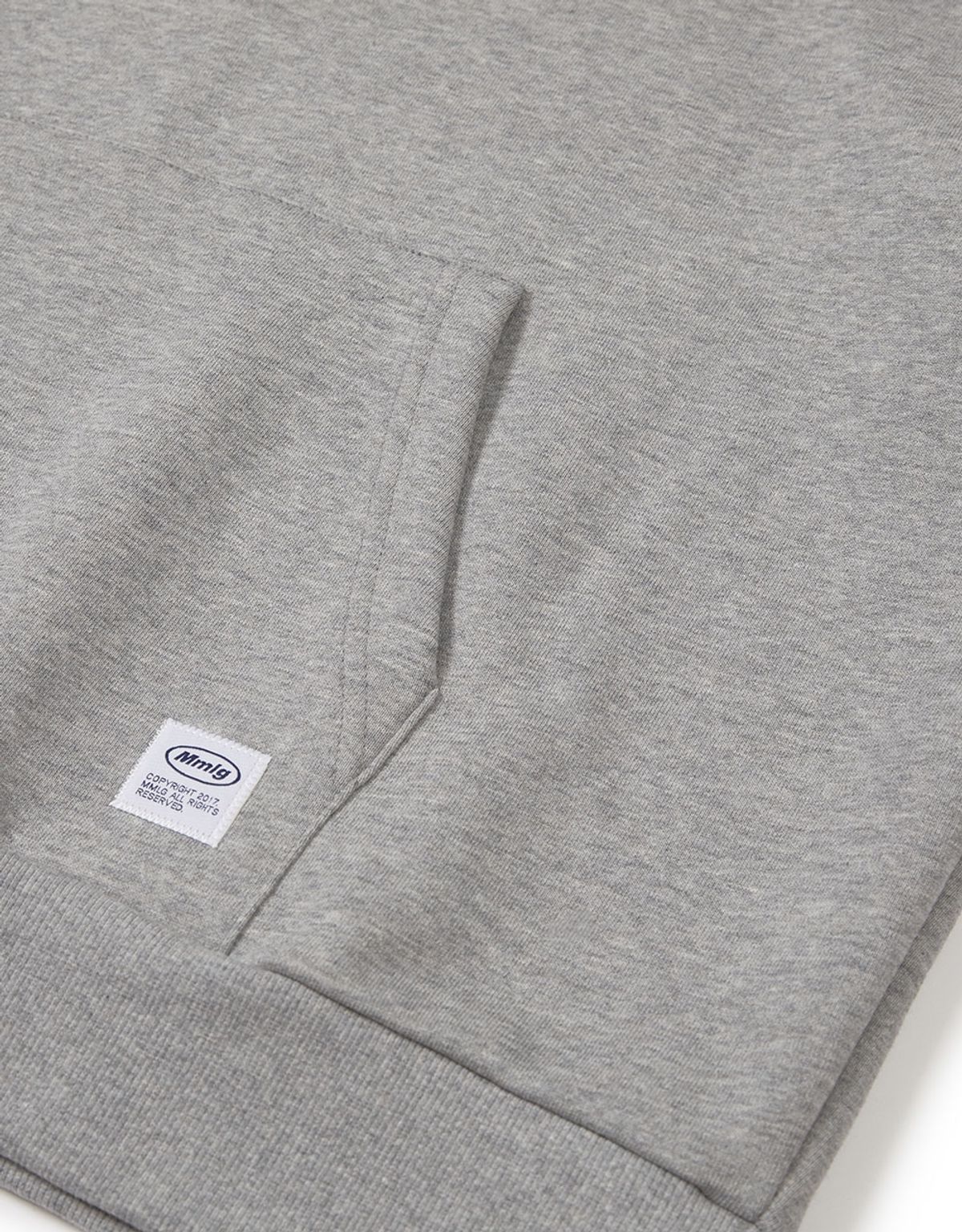 엠엠엘지(MMLG) [Mmlg] ESSENTIAL CIRCLE HOODIE (EVERY GREY)