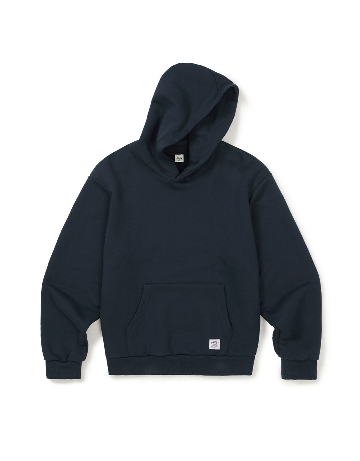 엠엠엘지(MMLG) [Mmlg] ESSENTIAL CIRCLE HOODIE (AUTHENTIC NAVY)