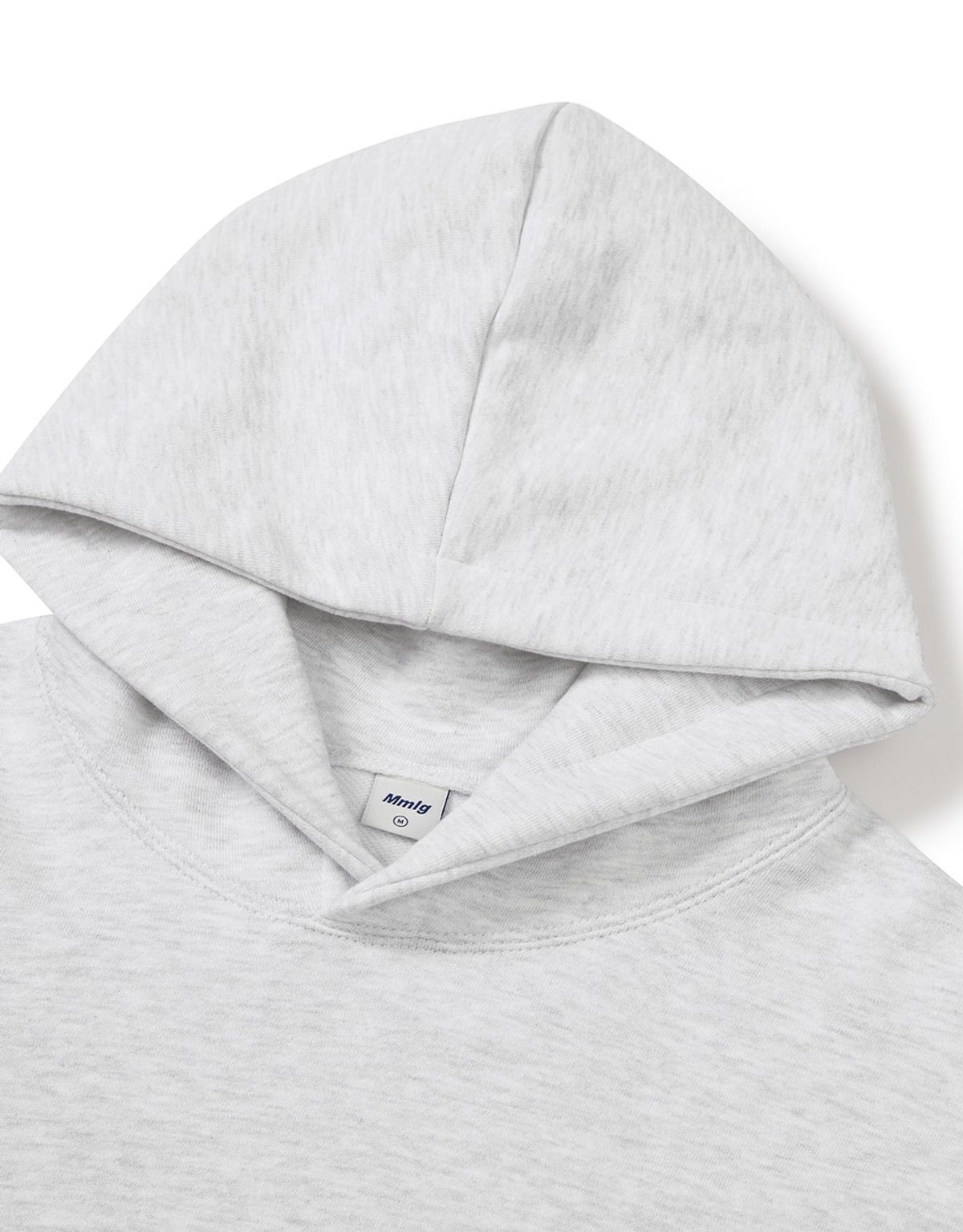 엠엠엘지(MMLG) [Mmlg] ESSENTIAL CIRCLE HOODIE (ASH GREY)