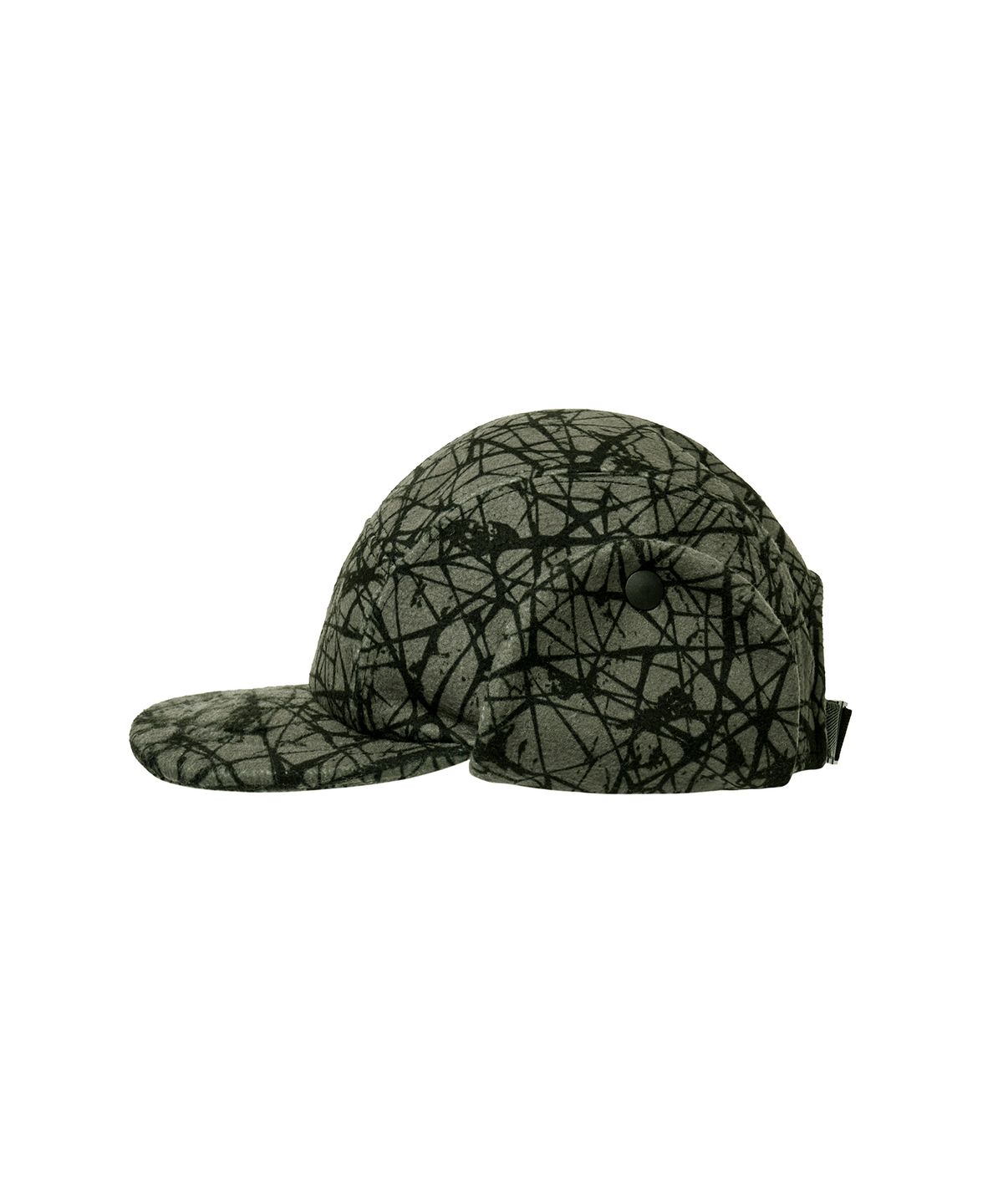 브라운브레스(BROWNBREATH) SPRAWL BOUCLE EARFLAP CAMP CAP - KHAKI