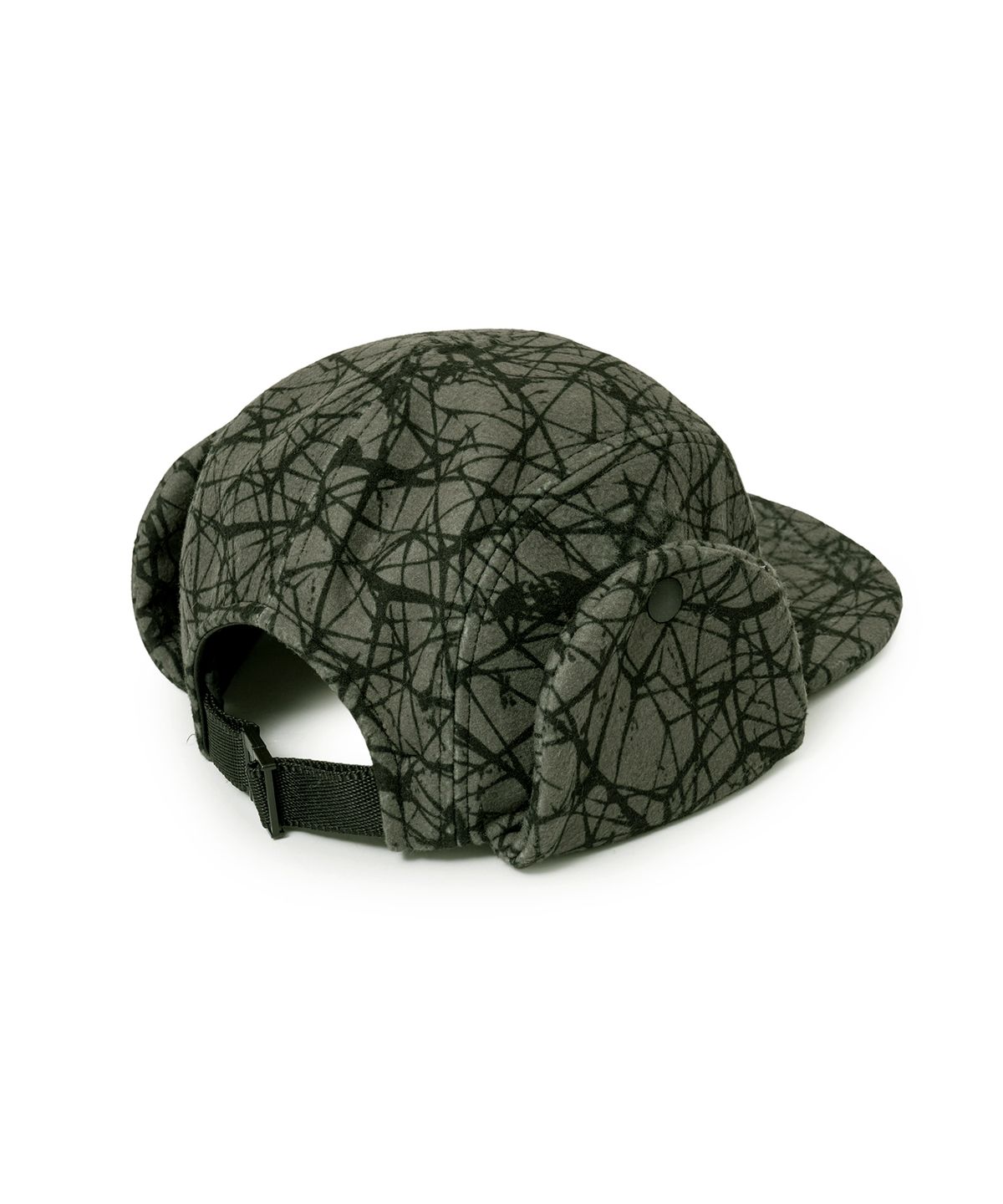 브라운브레스(BROWNBREATH) SPRAWL BOUCLE EARFLAP CAMP CAP - KHAKI