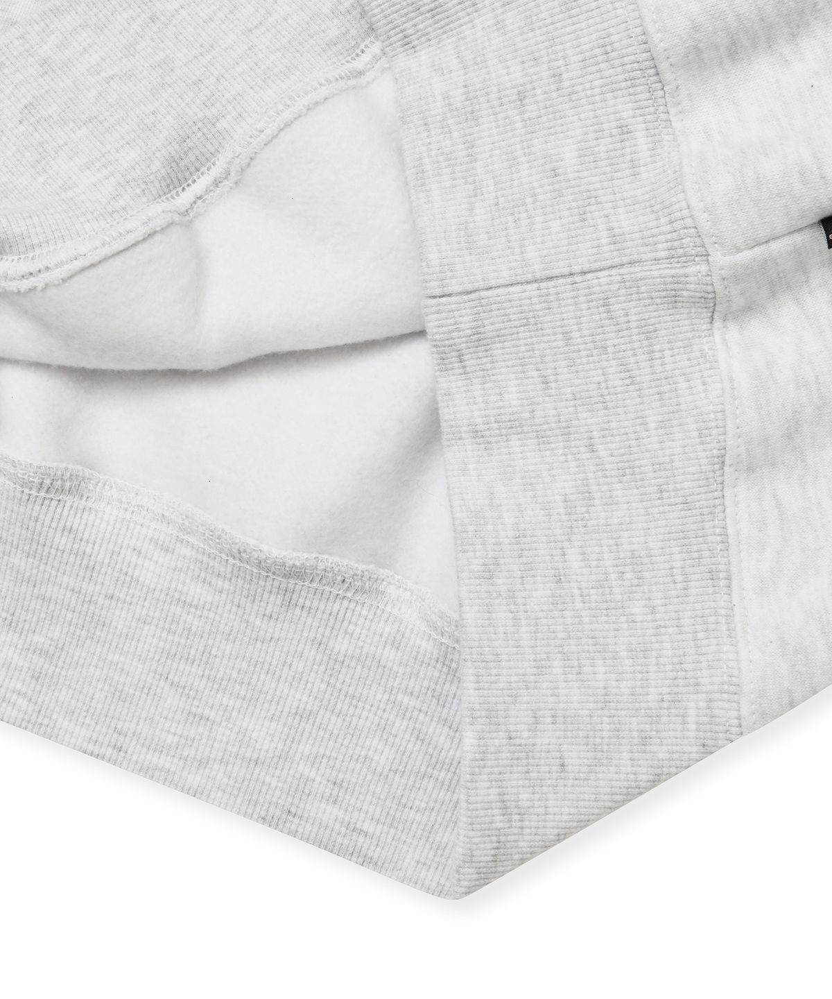 브라운브레스(BROWNBREATH) W TAG CROP HOODIE - ASH