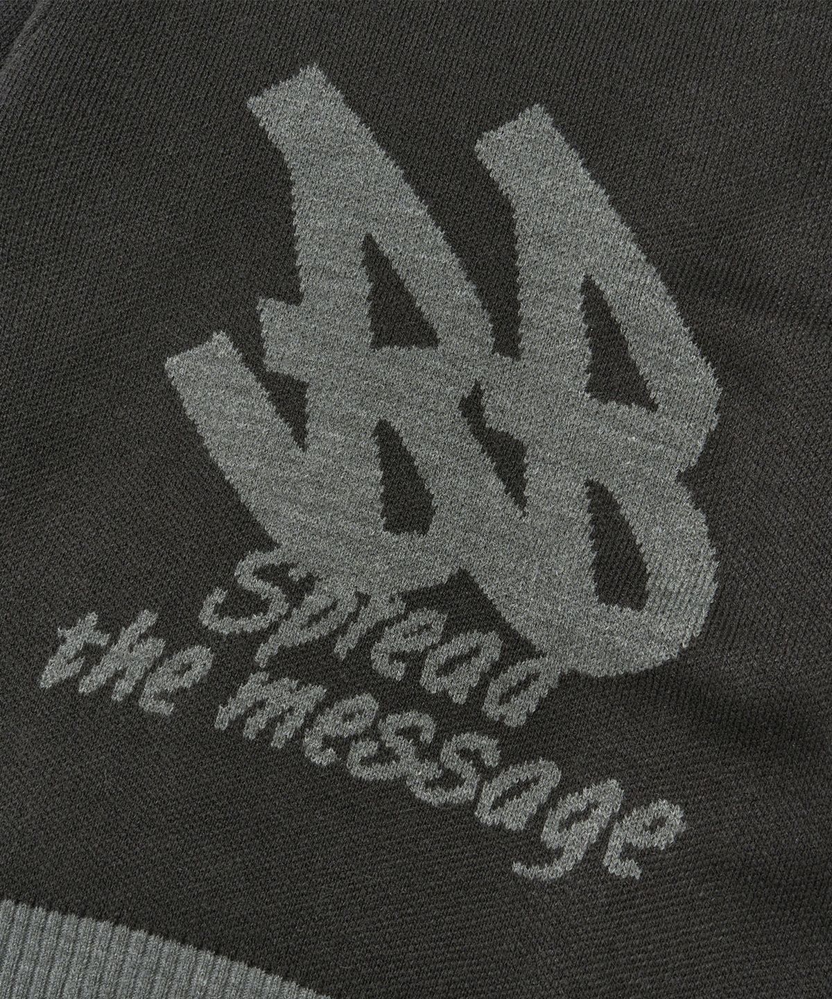 브라운브레스(BROWNBREATH) W BB SLIM FIT KNIT HOODIE - CHARCOAL