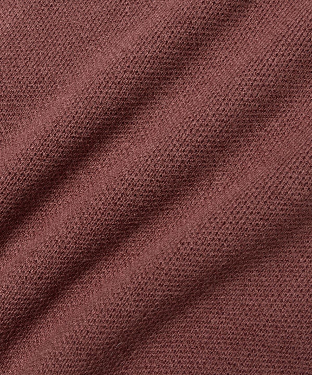 브라운브레스(BROWNBREATH) W BB SLIM FIT KNIT HOODIE - BURGUNDY