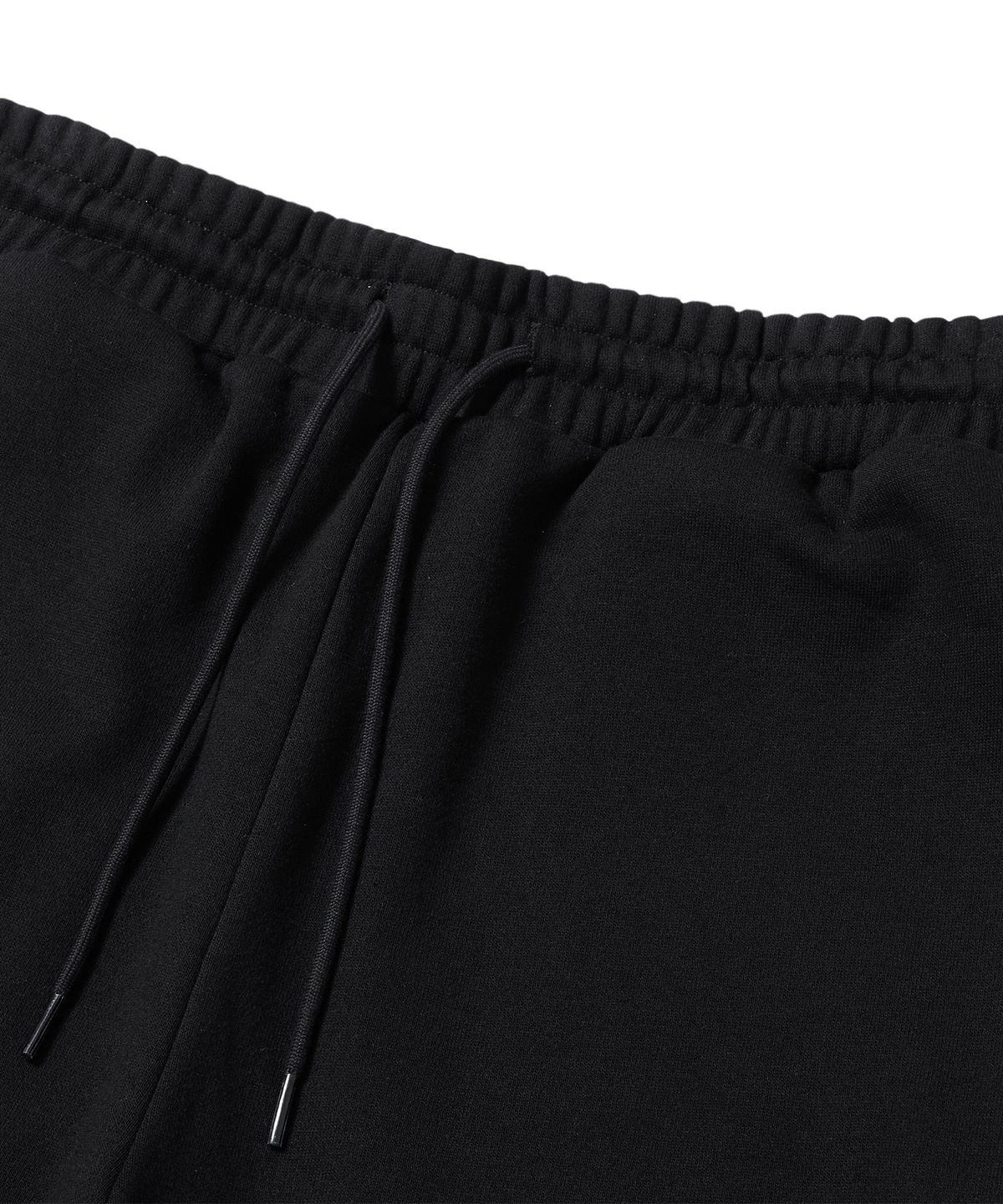 브라운브레스(BROWNBREATH) TAG WIDE SWEAT PANTS - BLACK