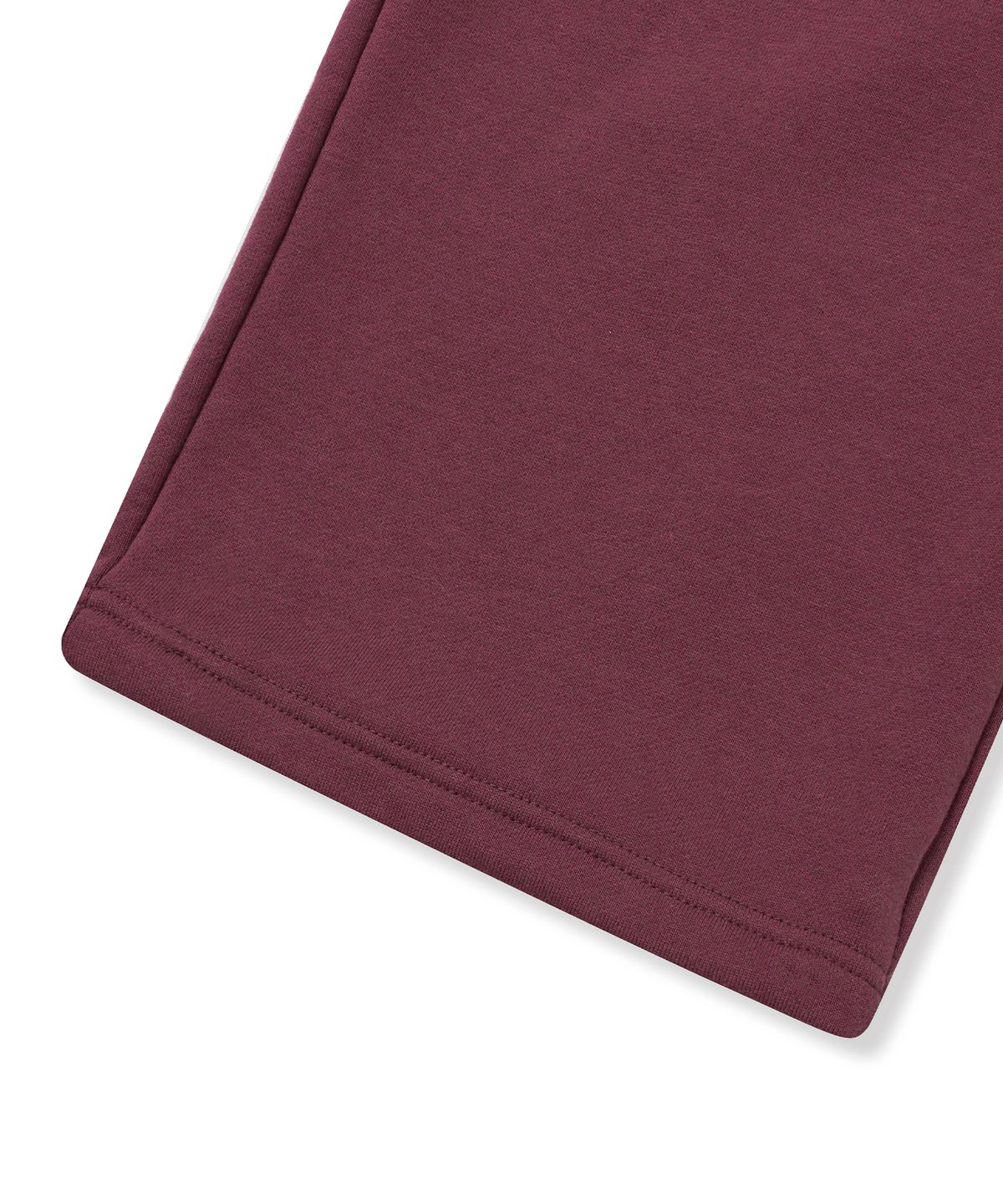 브라운브레스(BROWNBREATH) TAG WIDE SWEAT PANTS - BURGUNDY