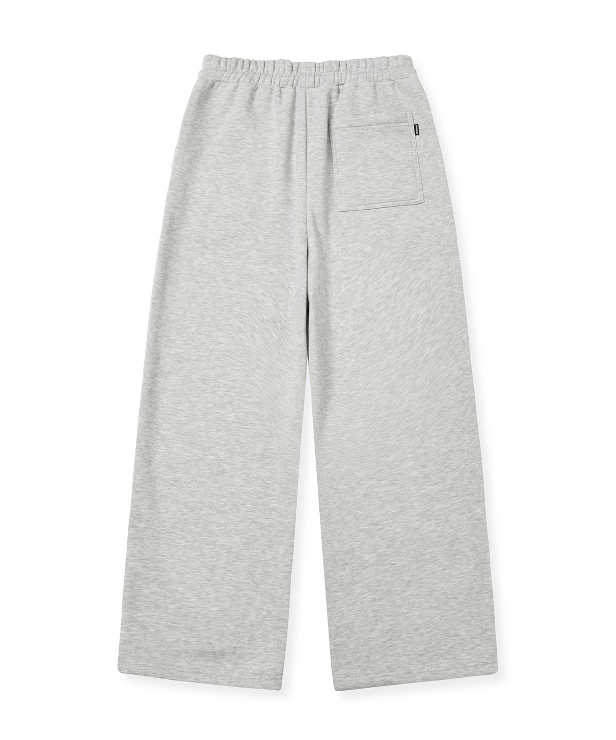 브라운브레스(BROWNBREATH) TAG WIDE SWEAT PANTS - MELANGE GREY