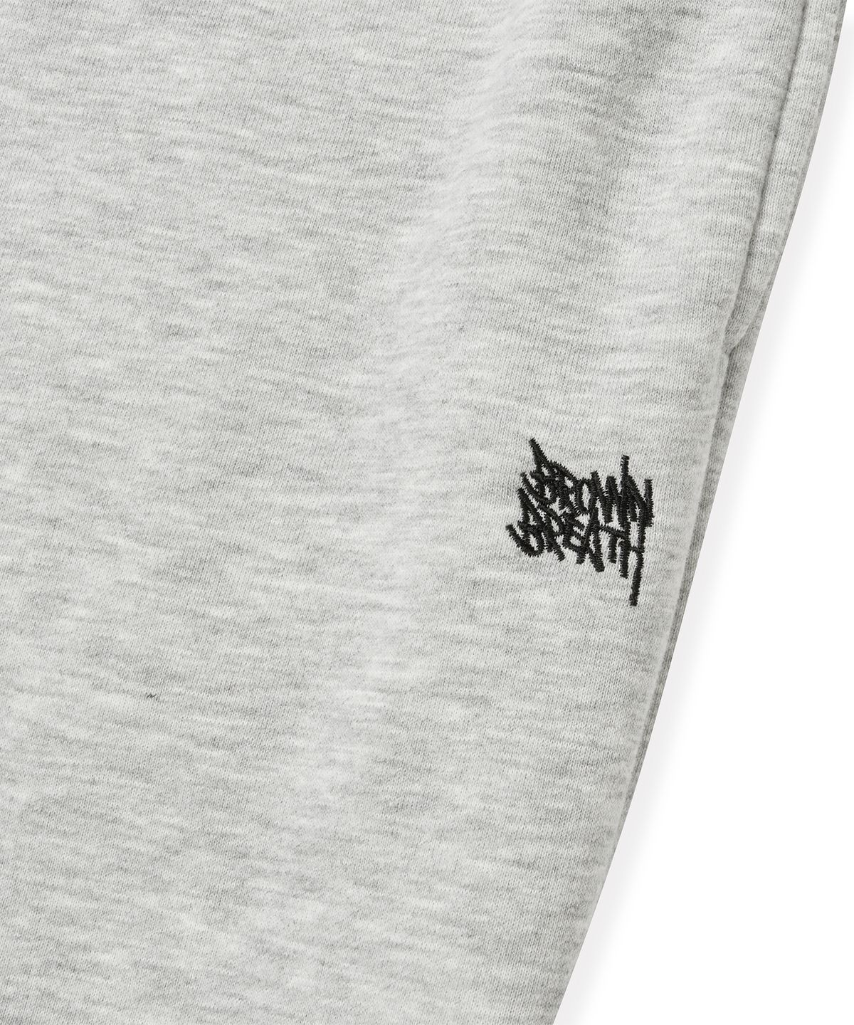 브라운브레스(BROWNBREATH) TAG WIDE SWEAT PANTS - MELANGE GREY