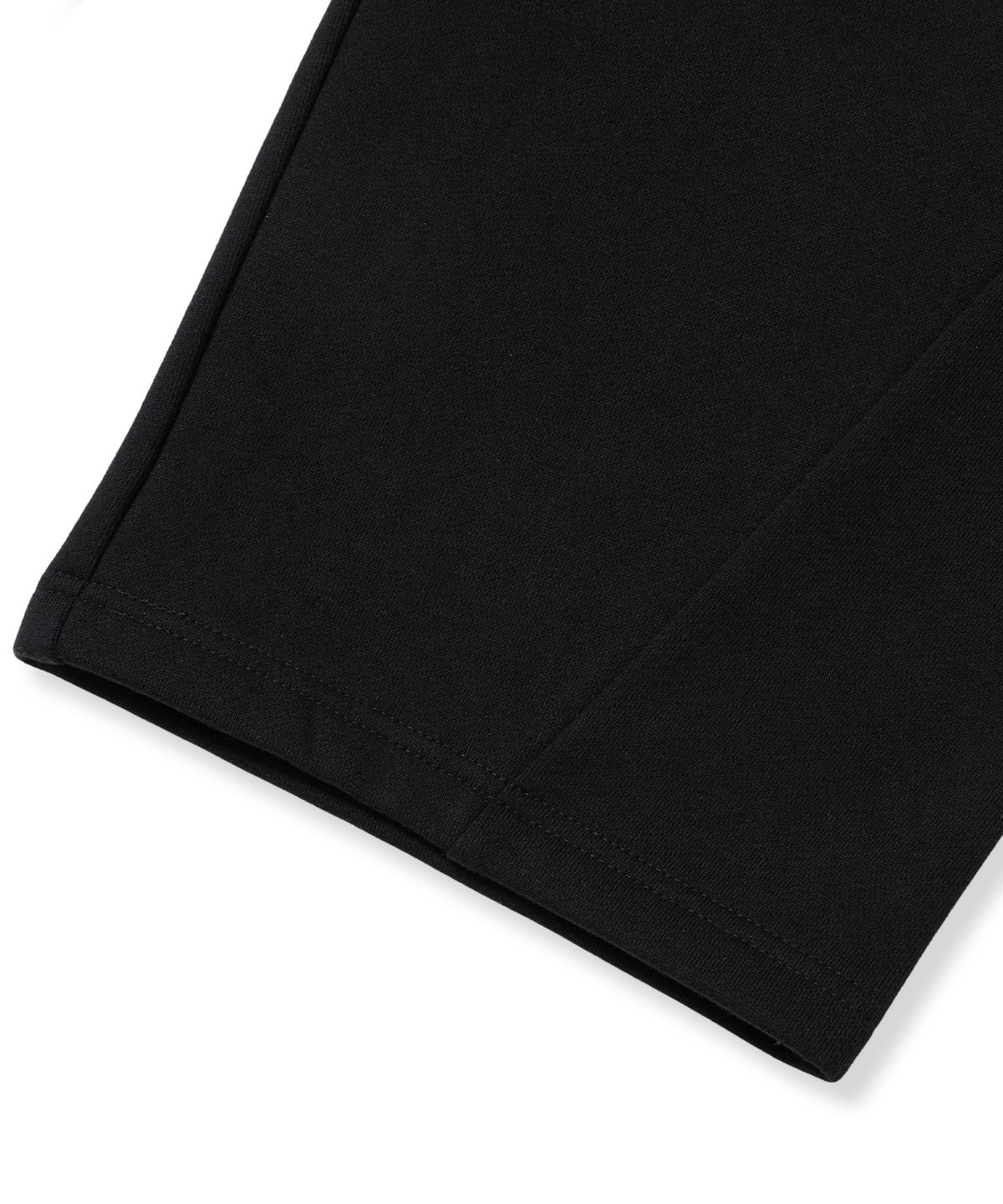 브라운브레스(BROWNBREATH) TAG TWO TUCK WIDE SWEAT PANTS - BLACK