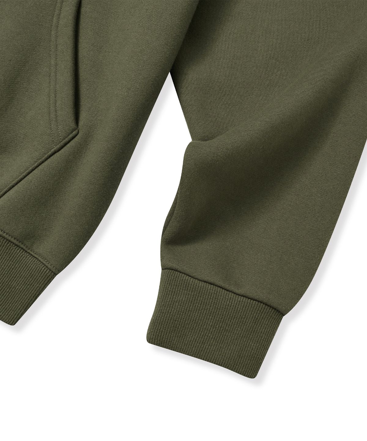 브라운브레스(BROWNBREATH) TAG HOODIE - KHAKI