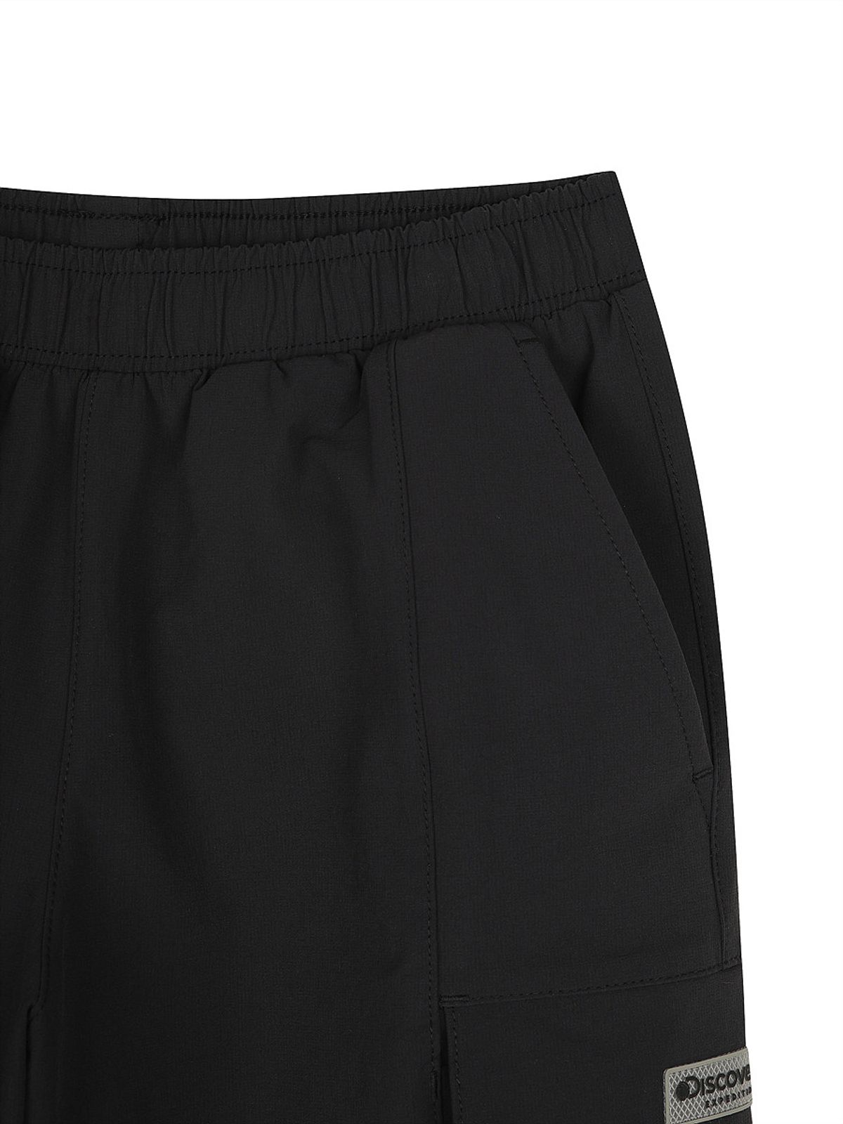 디스커버리 키즈(DISCOVERY KIDS) 키즈 우븐 카고 조거팬츠 (BLACK)
