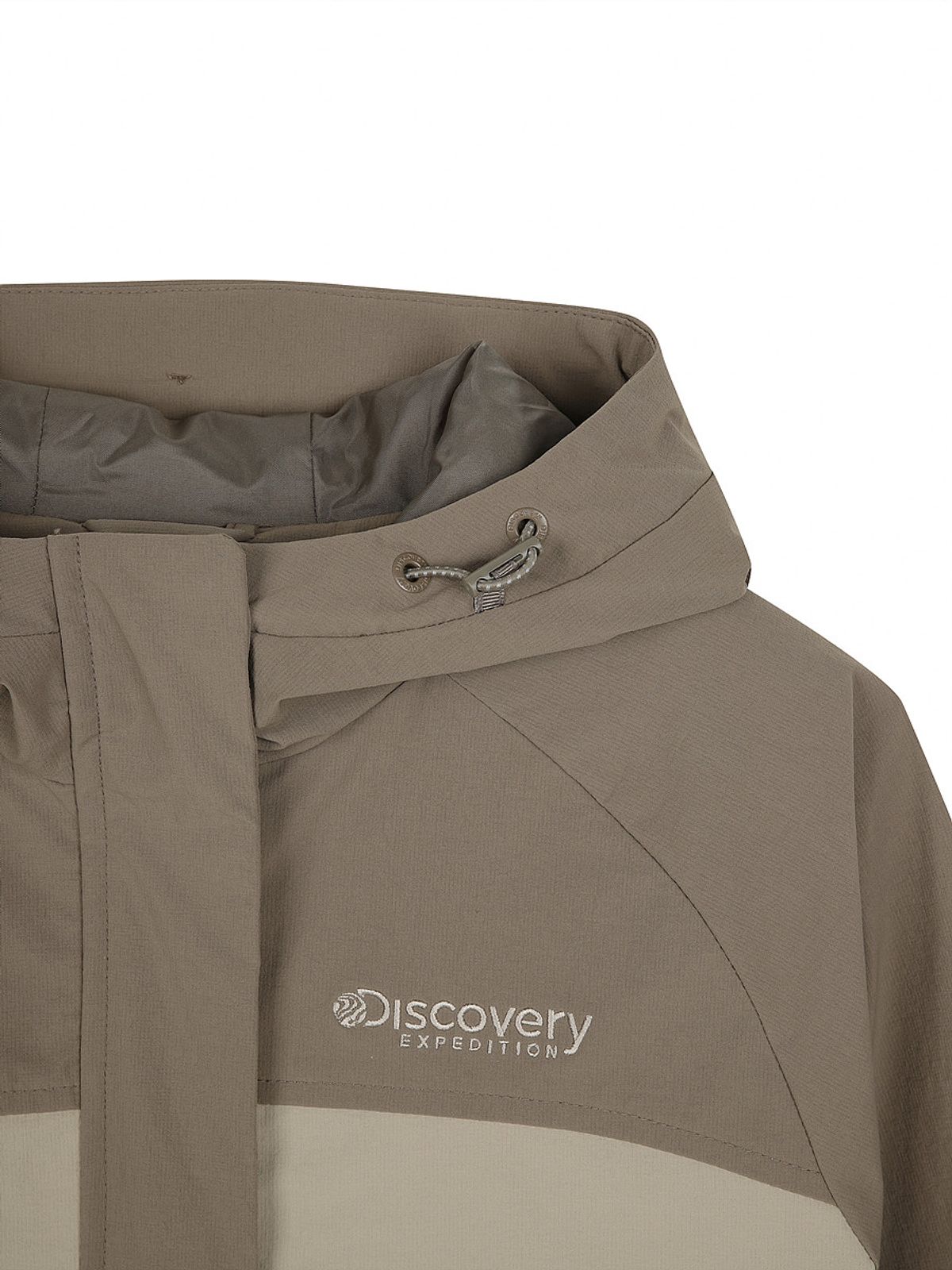 디스커버리 키즈(DISCOVERY KIDS) 여아 우븐 후드 자켓 (D/BEIGE)