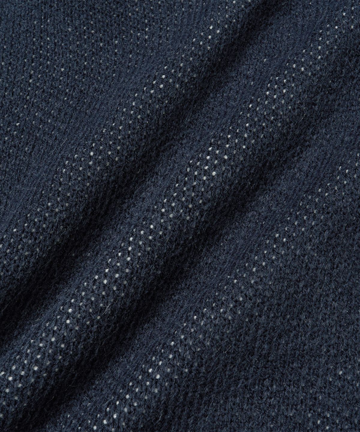 브라운브레스(BROWNBREATH) TAG KNIT HOOD ZIP UP - NAVY