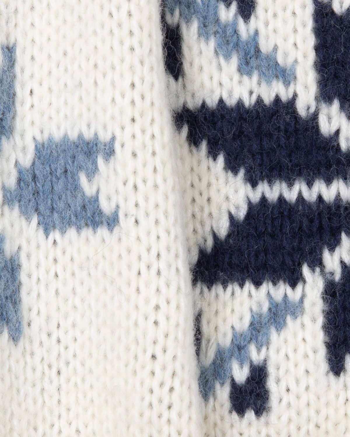 디앤드퀘스천(THEENDQUESTION) Snow jacquard knit top / IVORY