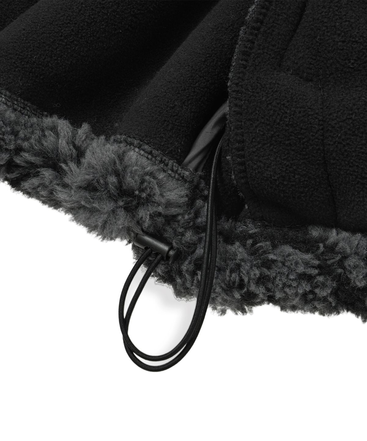 브라운브레스(BROWNBREATH) SPRAWL FLEECE PATTERN VEST - CHARCOAL