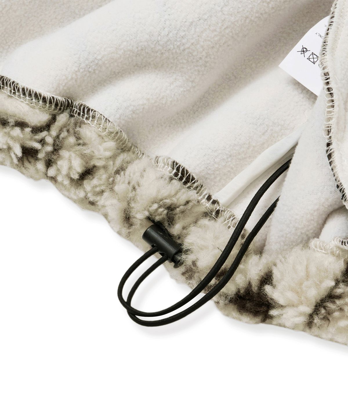브라운브레스(BROWNBREATH) SPRAWL FLEECE PATTERN VEST - BEIGE