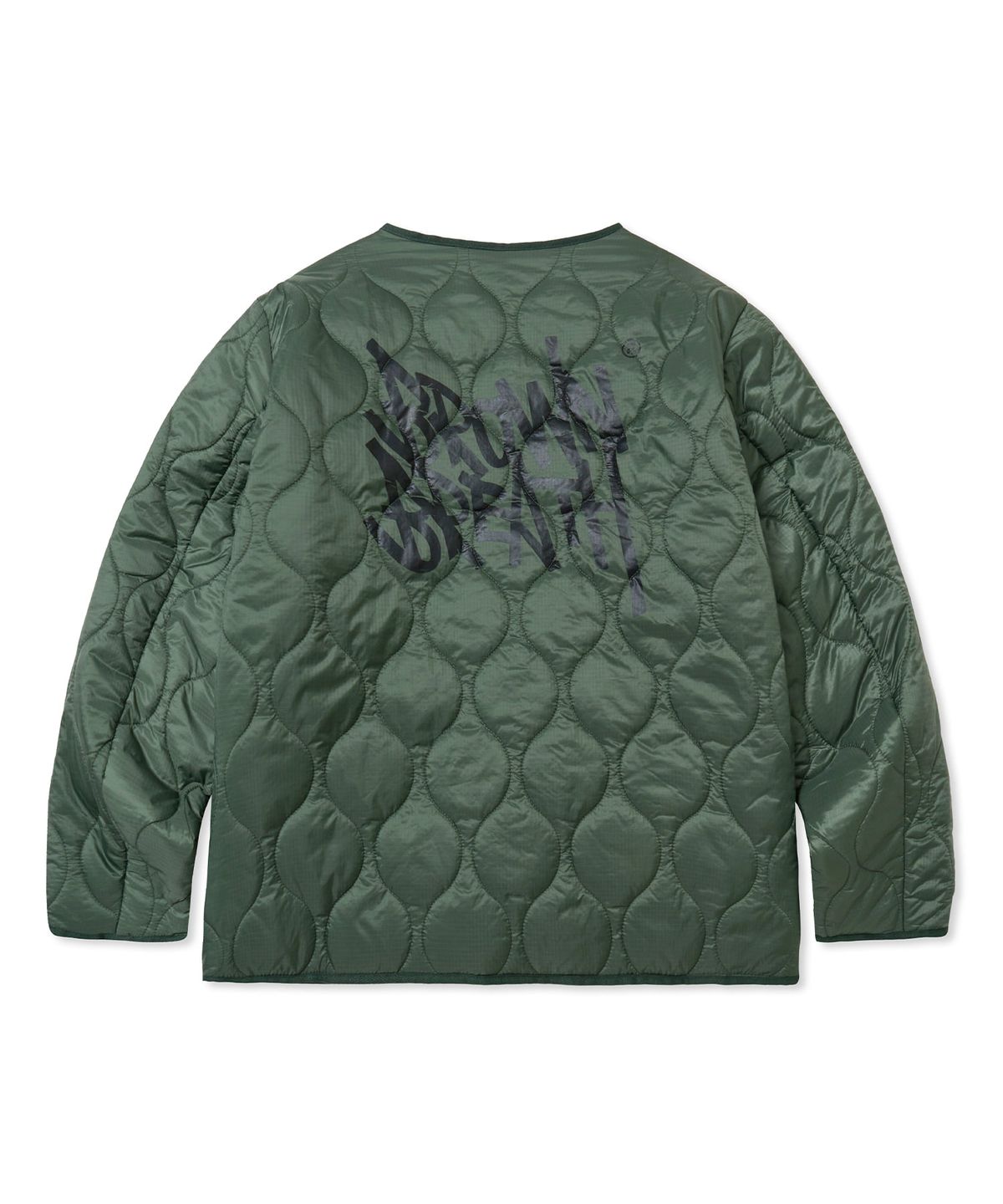 브라운브레스(BROWNBREATH) TAG QUILTED JACKET - KHAKI