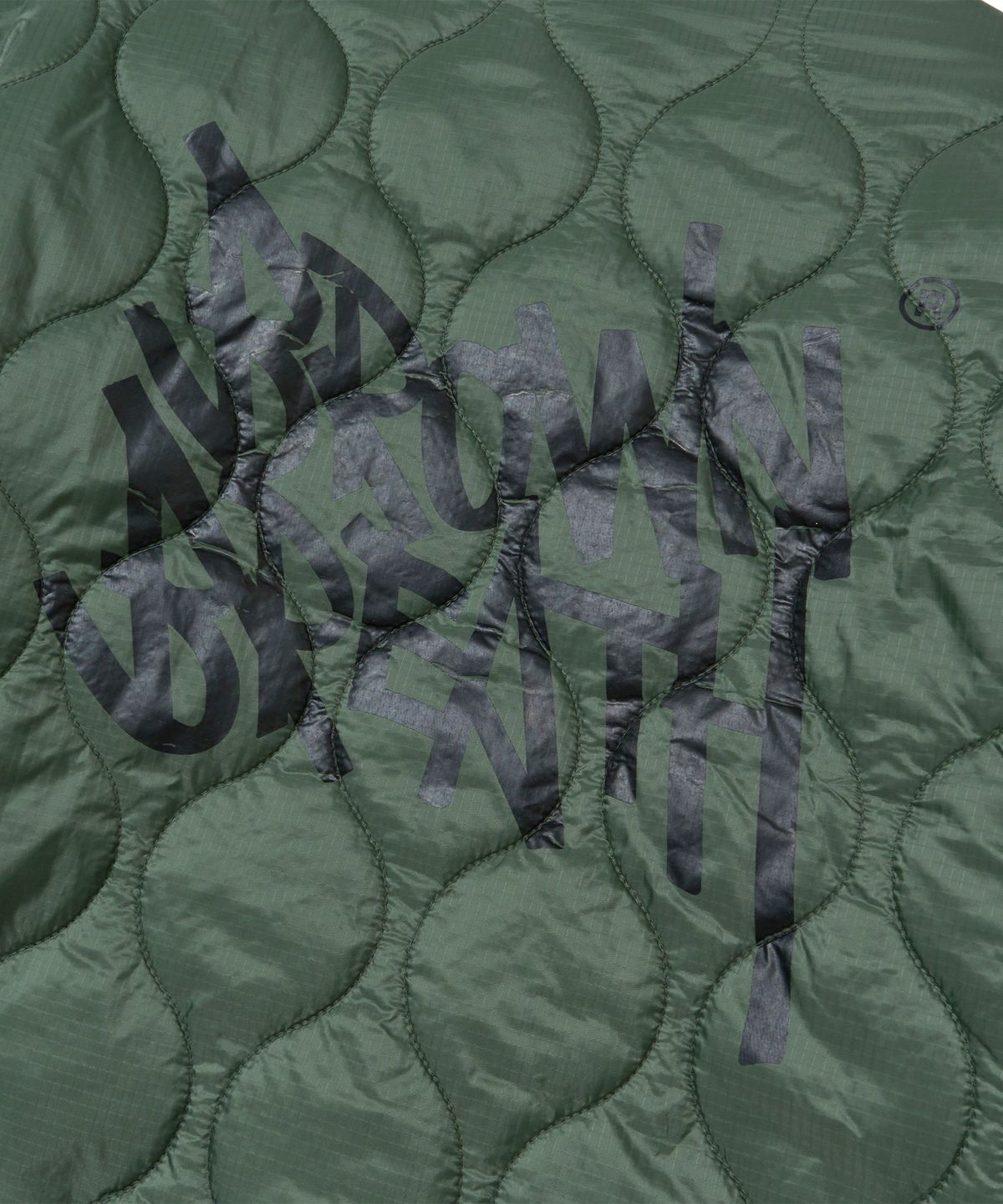 브라운브레스(BROWNBREATH) TAG QUILTED JACKET - KHAKI