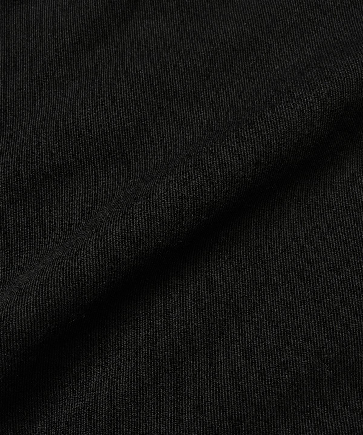 브라운브레스(BROWNBREATH) BB TWILL WASHED HOOD ZIP UP - BLACK