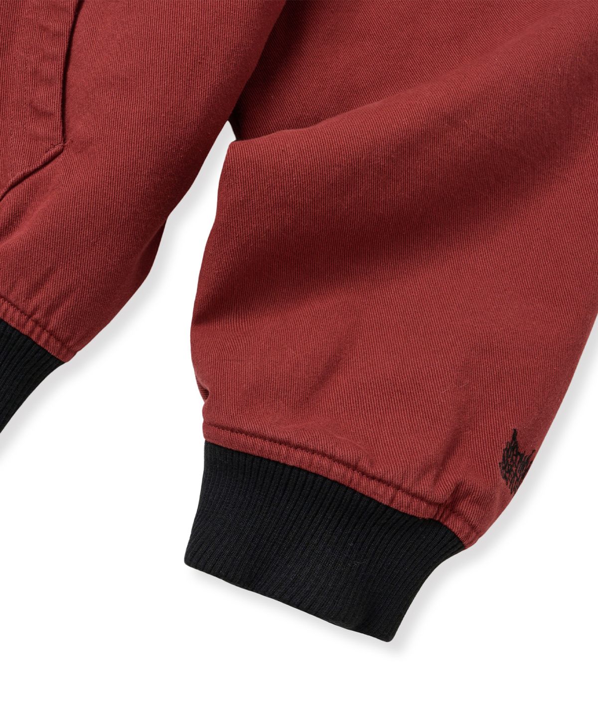 브라운브레스(BROWNBREATH) BB TWILL WASHED HOOD ZIP UP - BURGUNDY