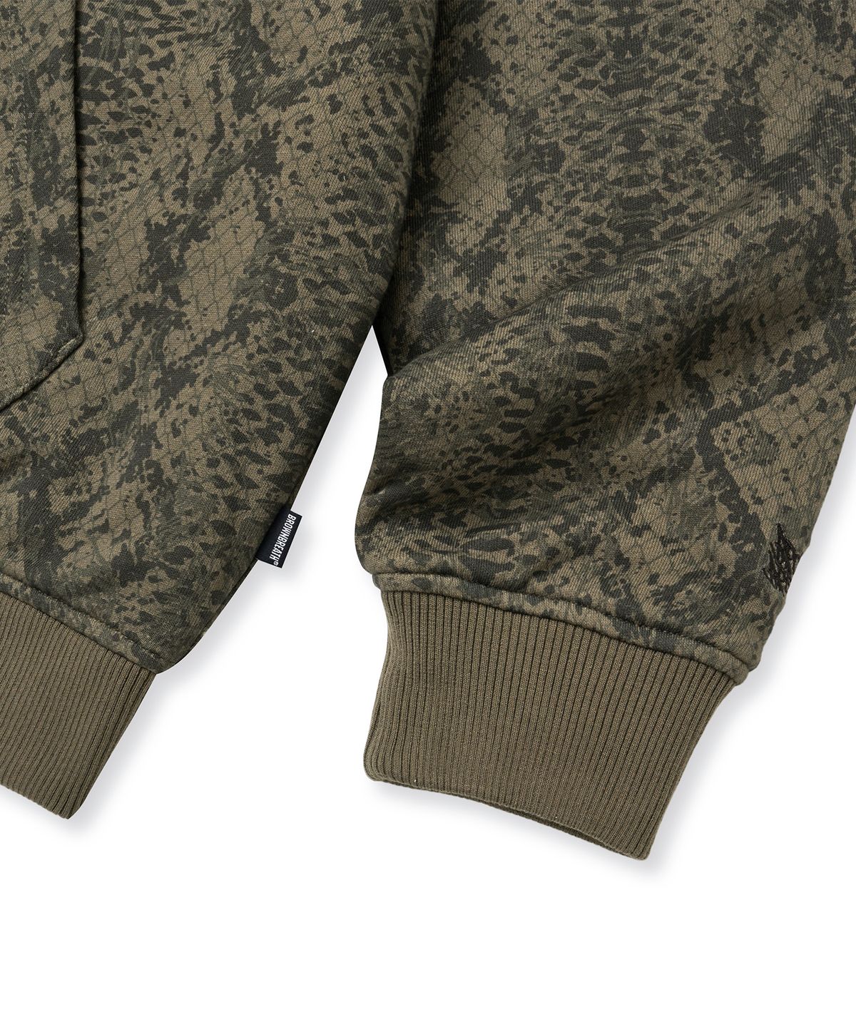 브라운브레스(BROWNBREATH) SPREAD PADDED HOOD ZIP UP - BROWN