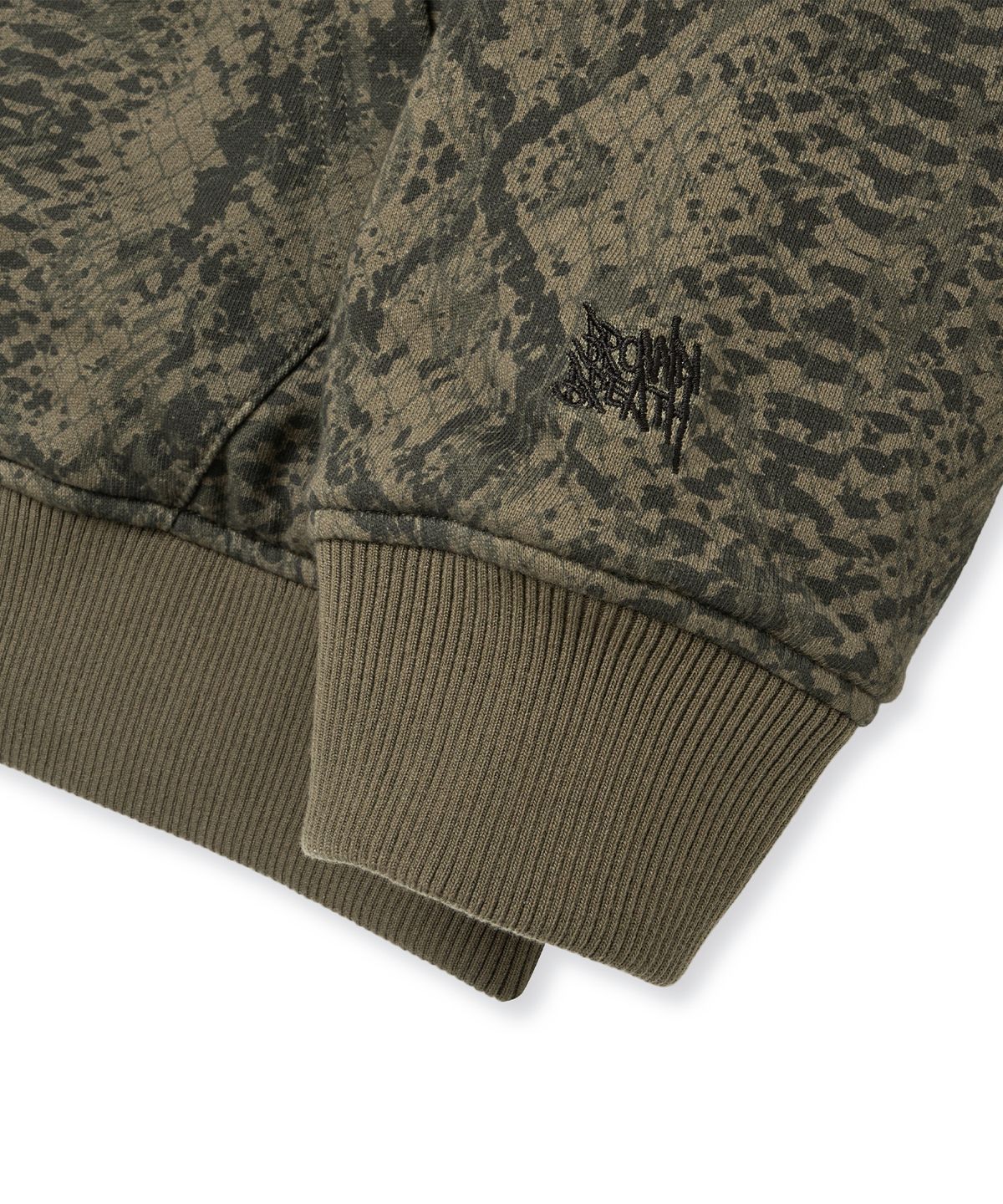 브라운브레스(BROWNBREATH) SPREAD PADDED HOOD ZIP UP - BROWN
