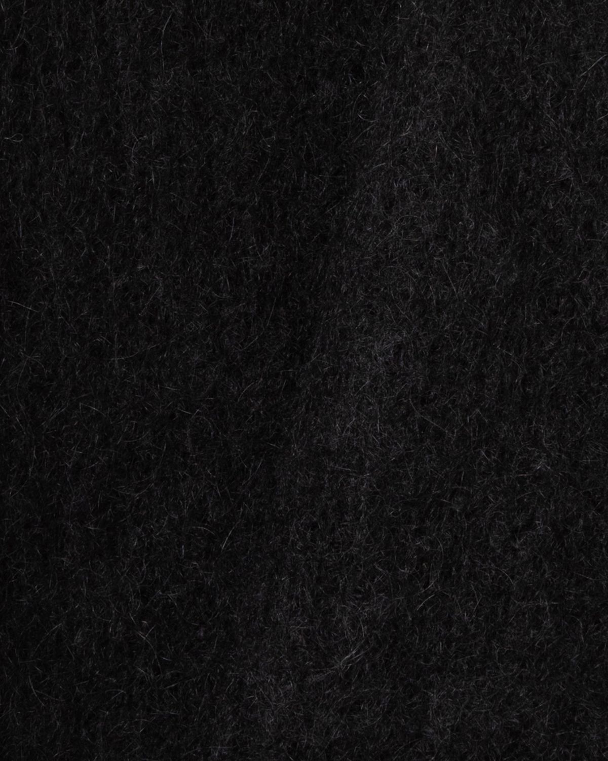 디앤드퀘스천(THEENDQUESTION) Kid mohair button turtle knit top / BLACK