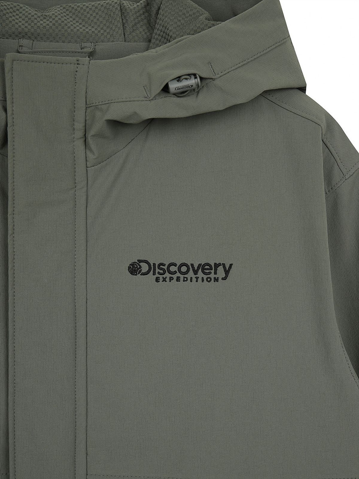 디스커버리 키즈(DISCOVERY KIDS) 키즈 우븐 빅포켓 후드 자켓 (D.KHAKI)