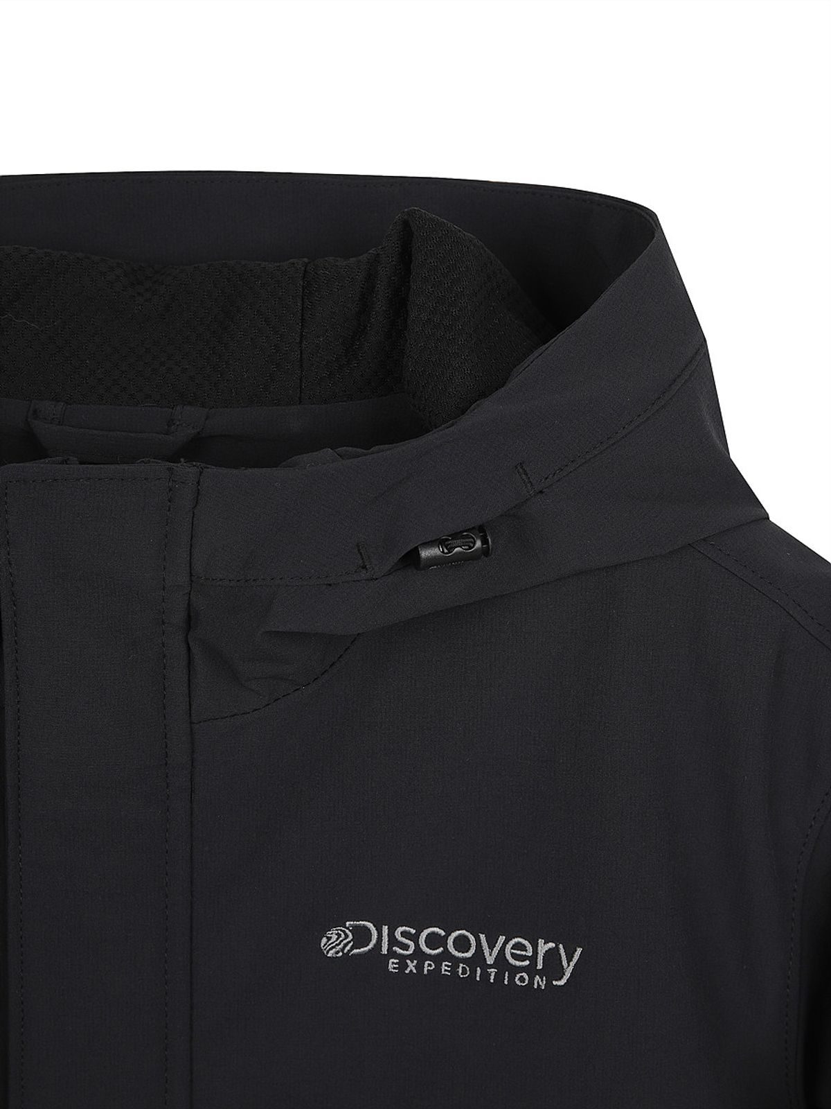 디스커버리 키즈(DISCOVERY KIDS) 키즈 우븐 빅포켓 후드 자켓 (BLACK)