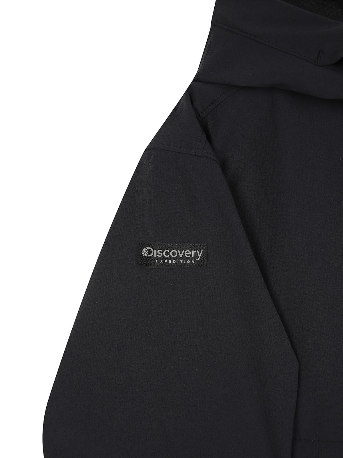 디스커버리 키즈(DISCOVERY KIDS) 키즈 우븐 빅포켓 후드 자켓 (BLACK)