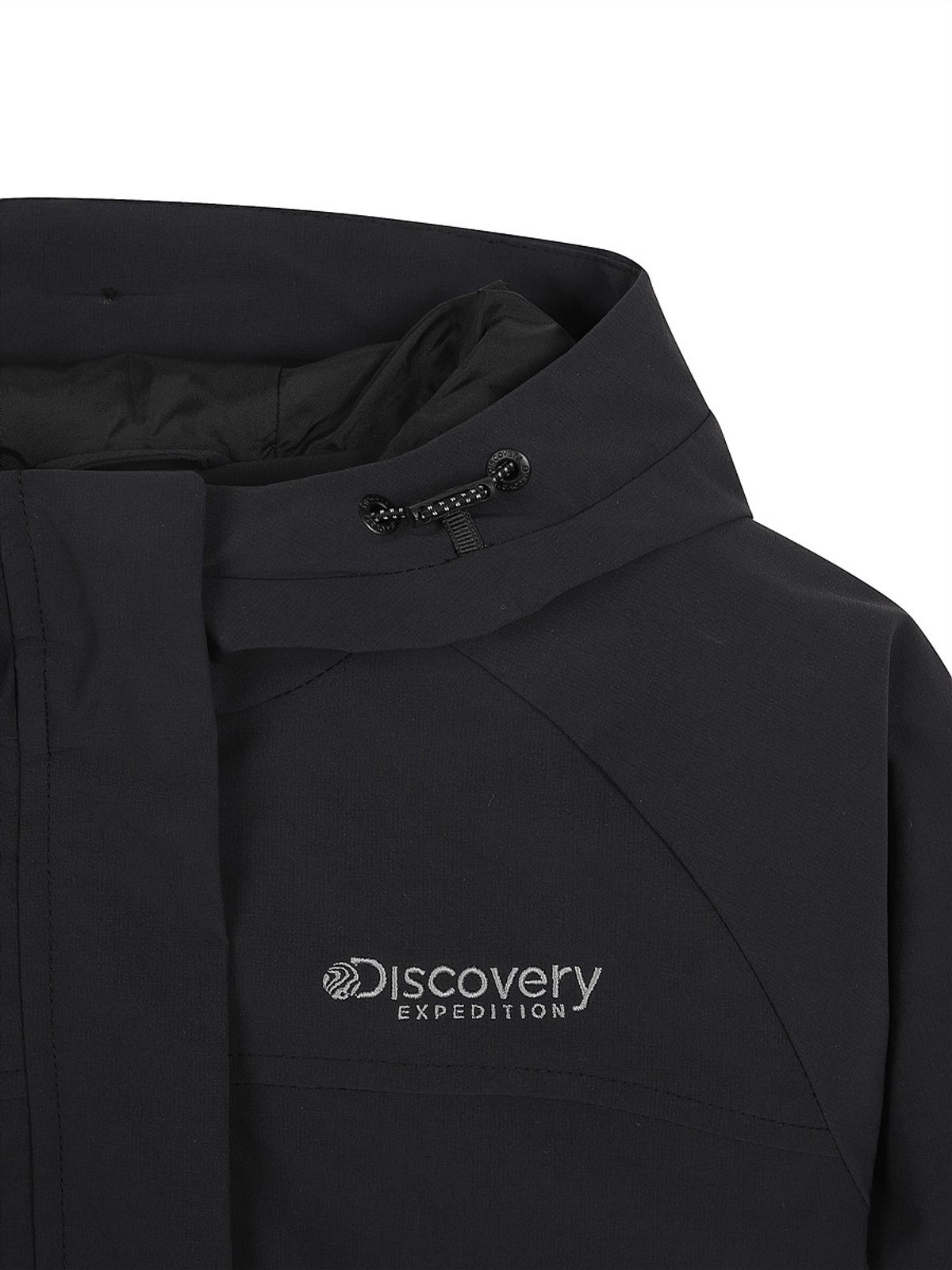 디스커버리 키즈(DISCOVERY KIDS) 여아 우븐 후드 자켓 (BLACK)