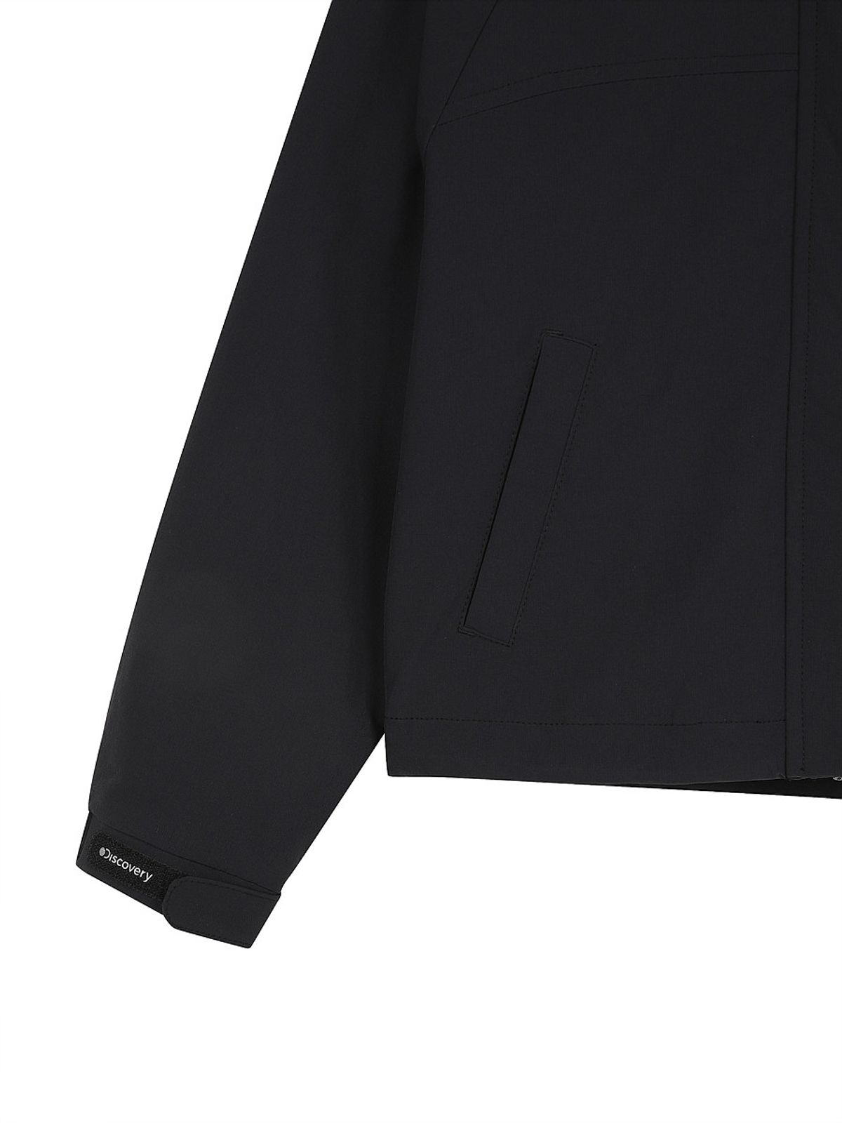 디스커버리 키즈(DISCOVERY KIDS) 여아 우븐 후드 자켓 (BLACK)
