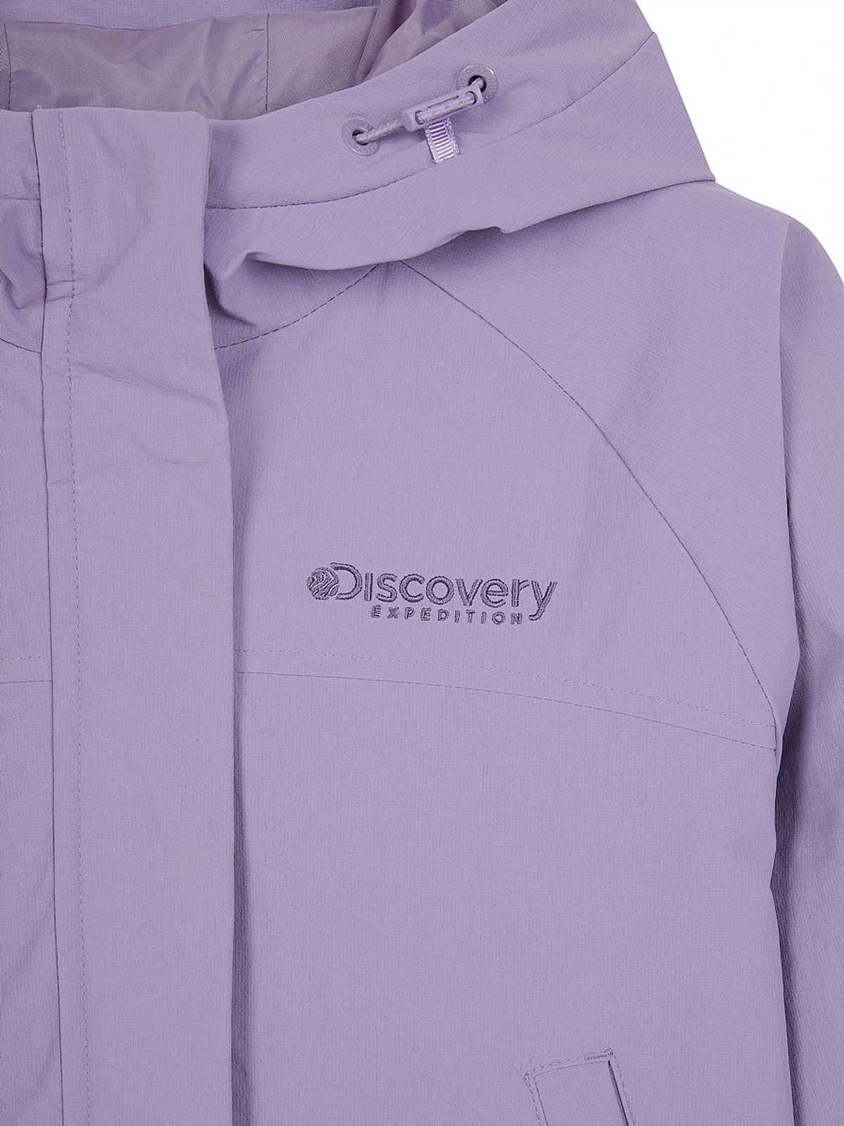 디스커버리 키즈(DISCOVERY KIDS) 여아 우븐 후드 자켓 (VIOLET2)