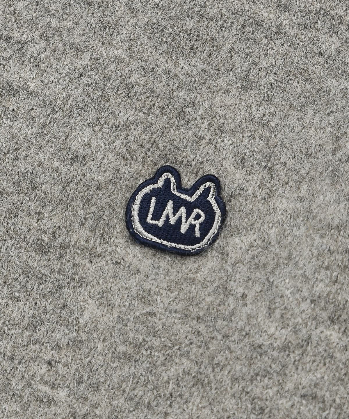 엘엠알(LMR) 배색 포인트 라운드 가디건 LIGHT GREY