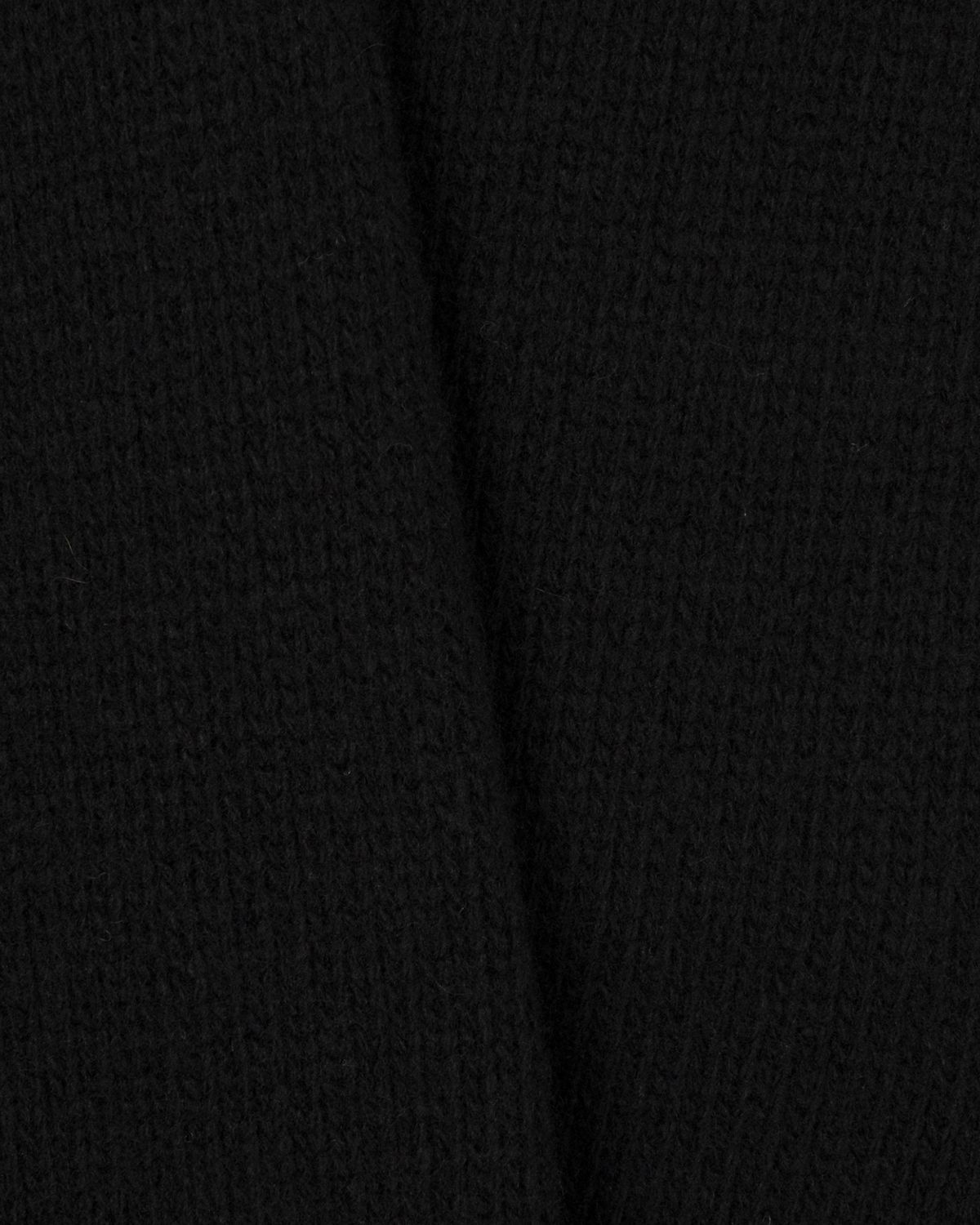 디앤드퀘스천(THEENDQUESTION) Half-neck wholegarment knit top / BLACK