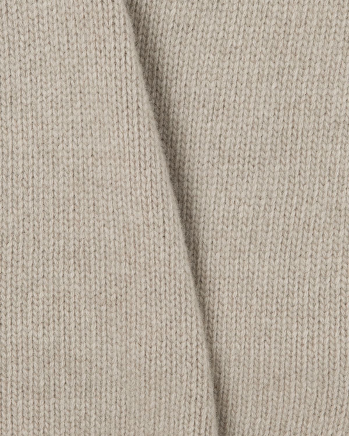 디앤드퀘스천(THEENDQUESTION) Half-neck wholegarment knit top / LIGHT KHAKI