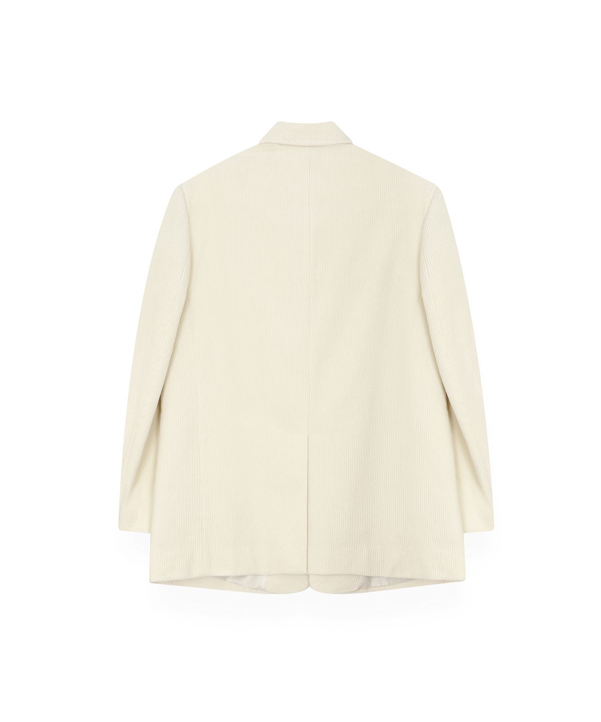 알포(R-4) R-0057 / OVERSIZED CORDUROY BOX BLAZER(IVORY)