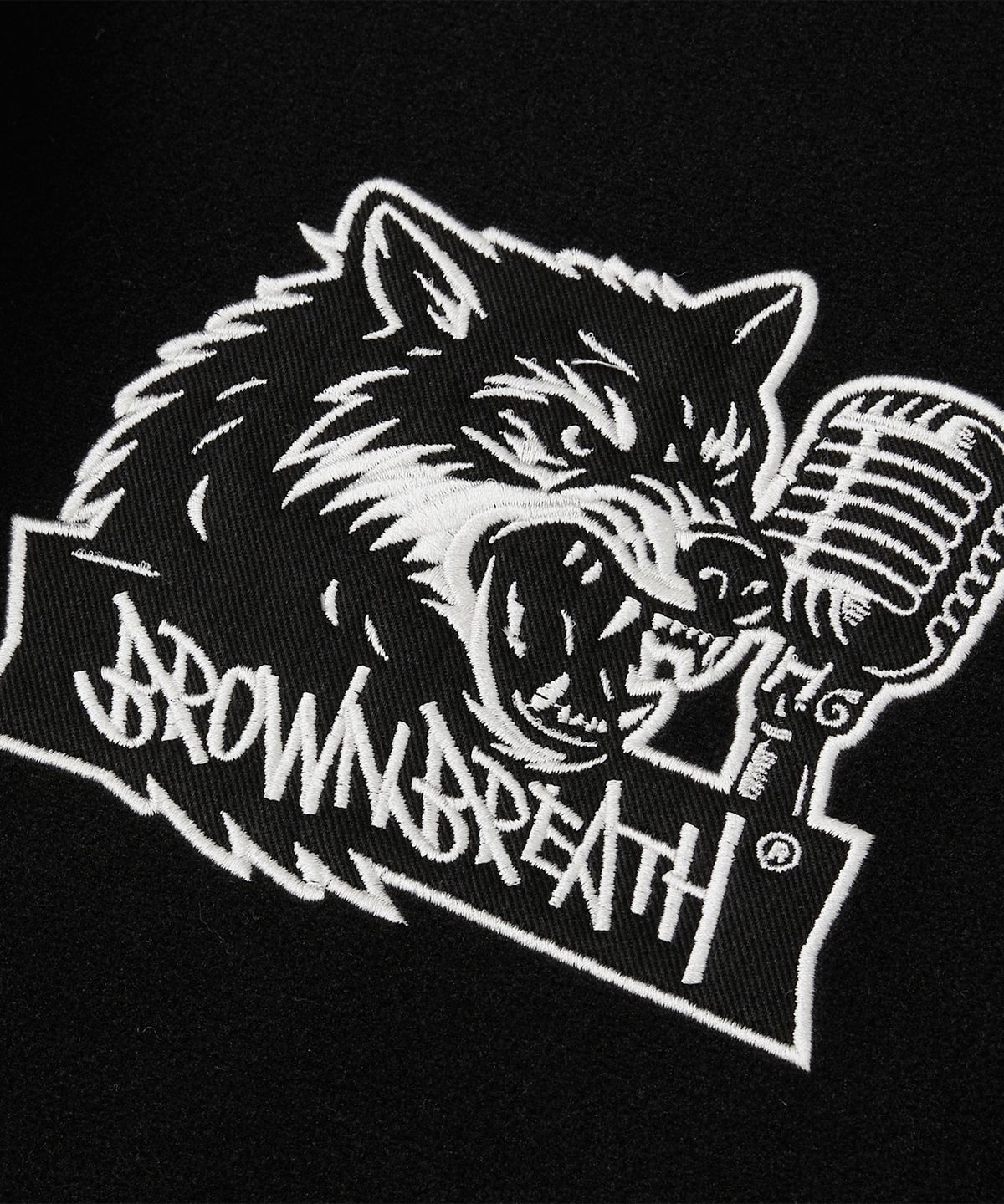 브라운브레스(BROWNBREATH) BB VARSITY JACKET - BLACK