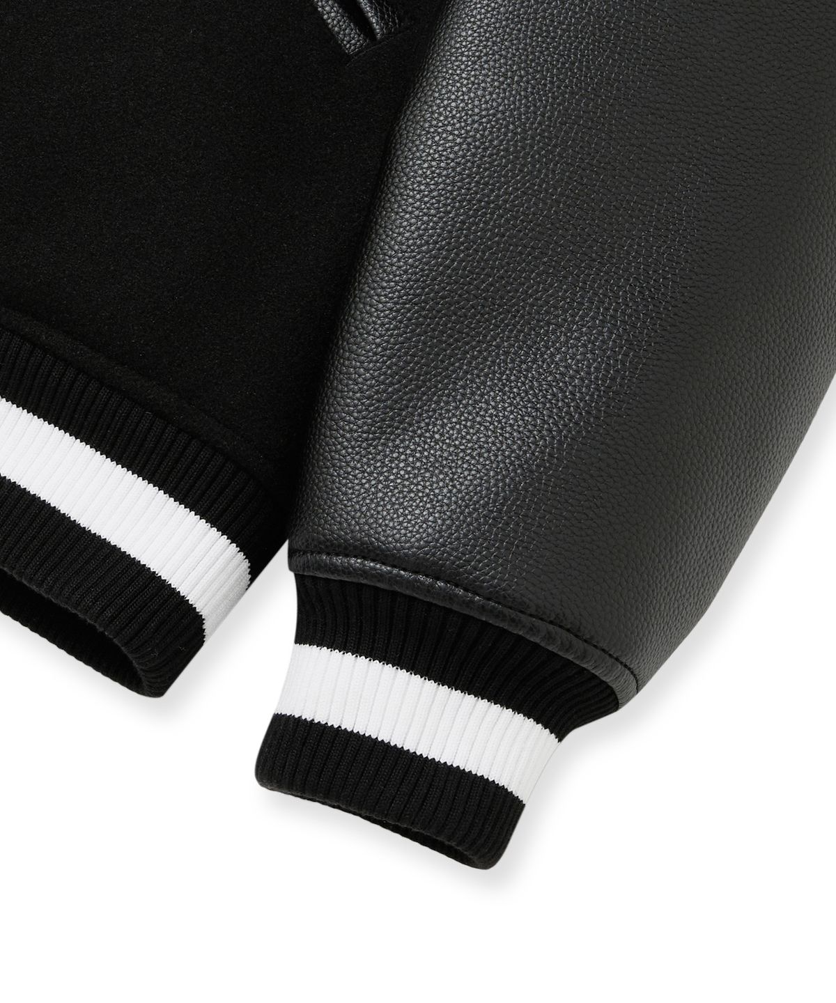 브라운브레스(BROWNBREATH) BB VARSITY JACKET - BLACK