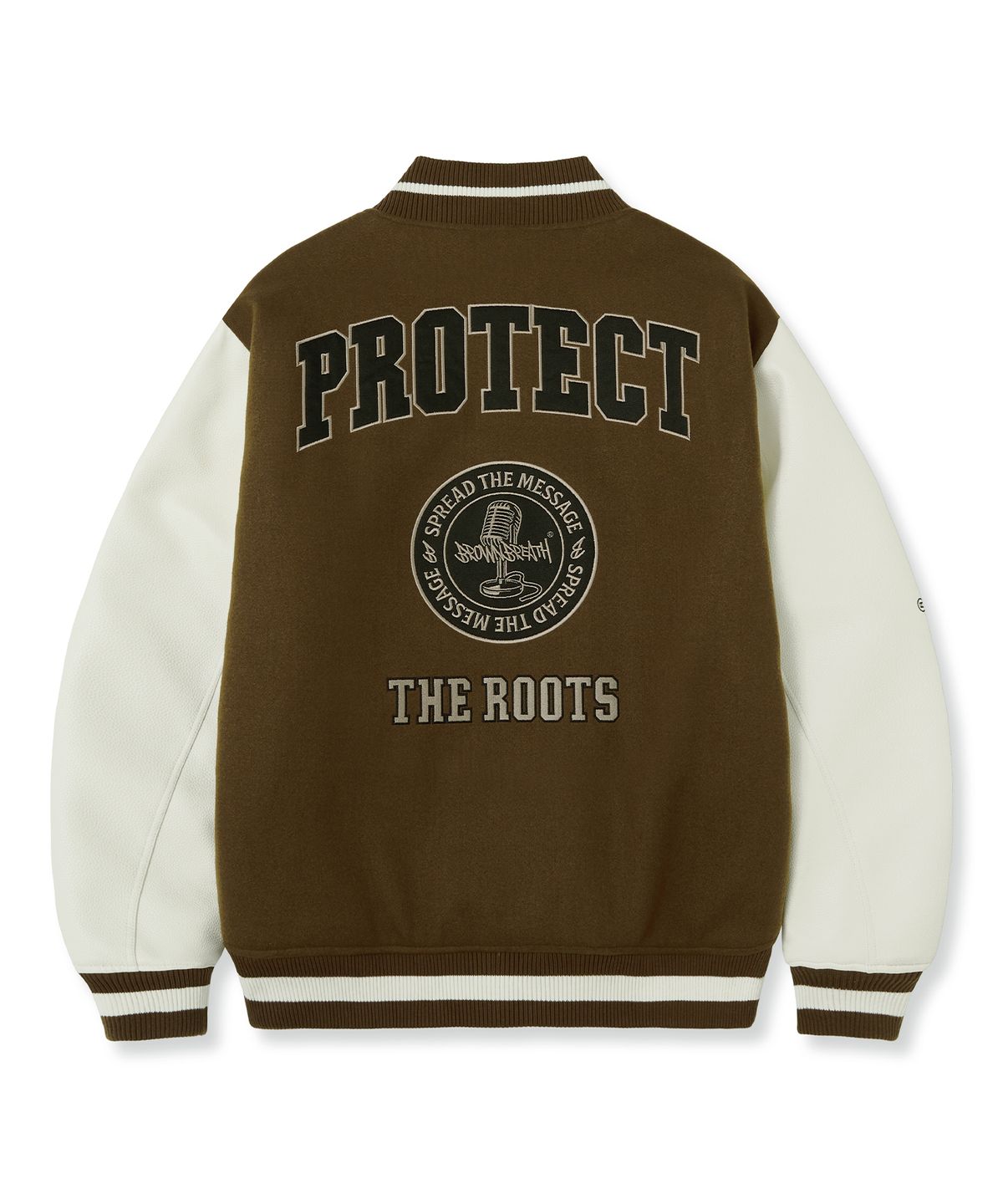 브라운브레스(BROWNBREATH) BB VARSITY JACKET - BROWN